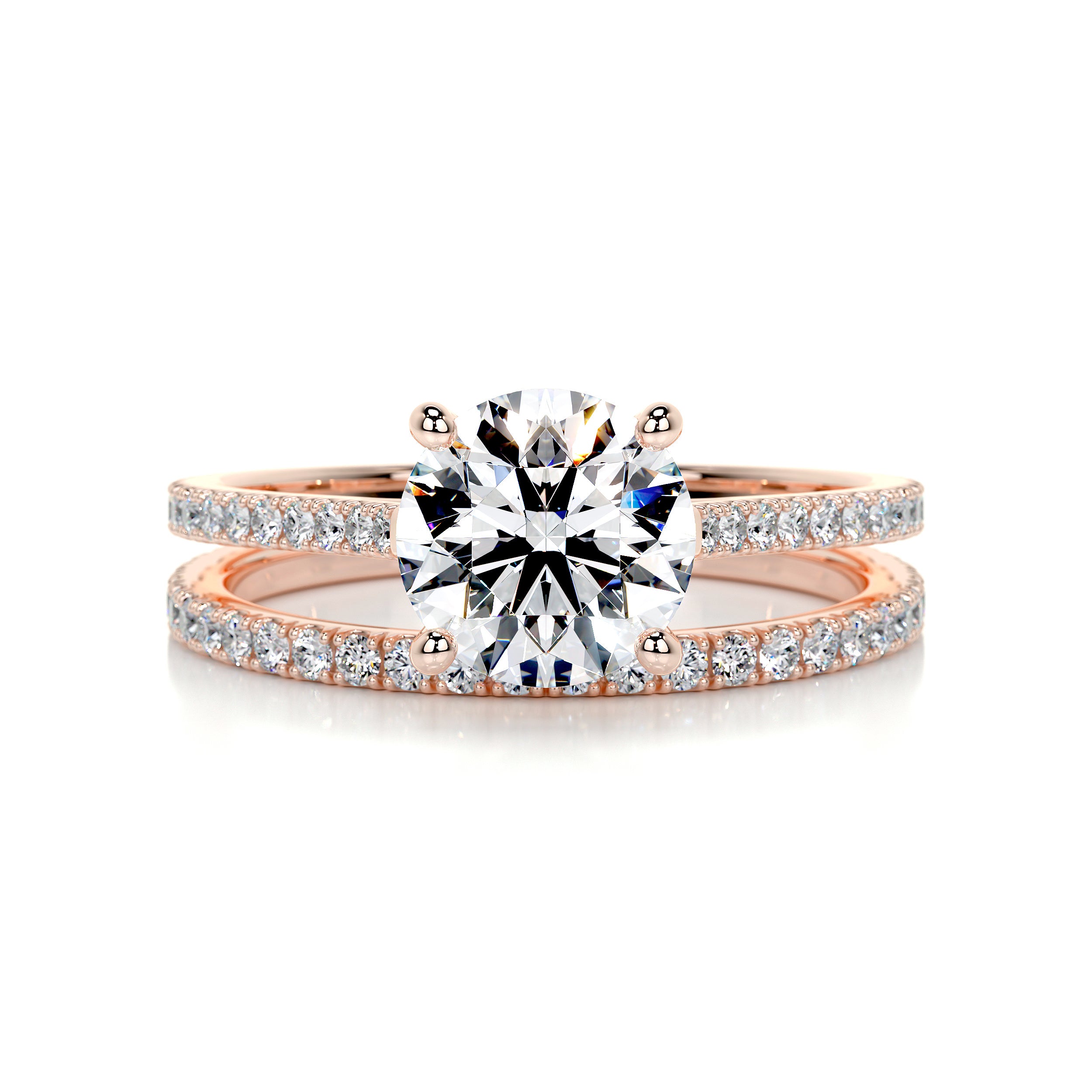 Anna Diamond Bridal Set -14K Rose Gold、mySite、hinf8tx79
