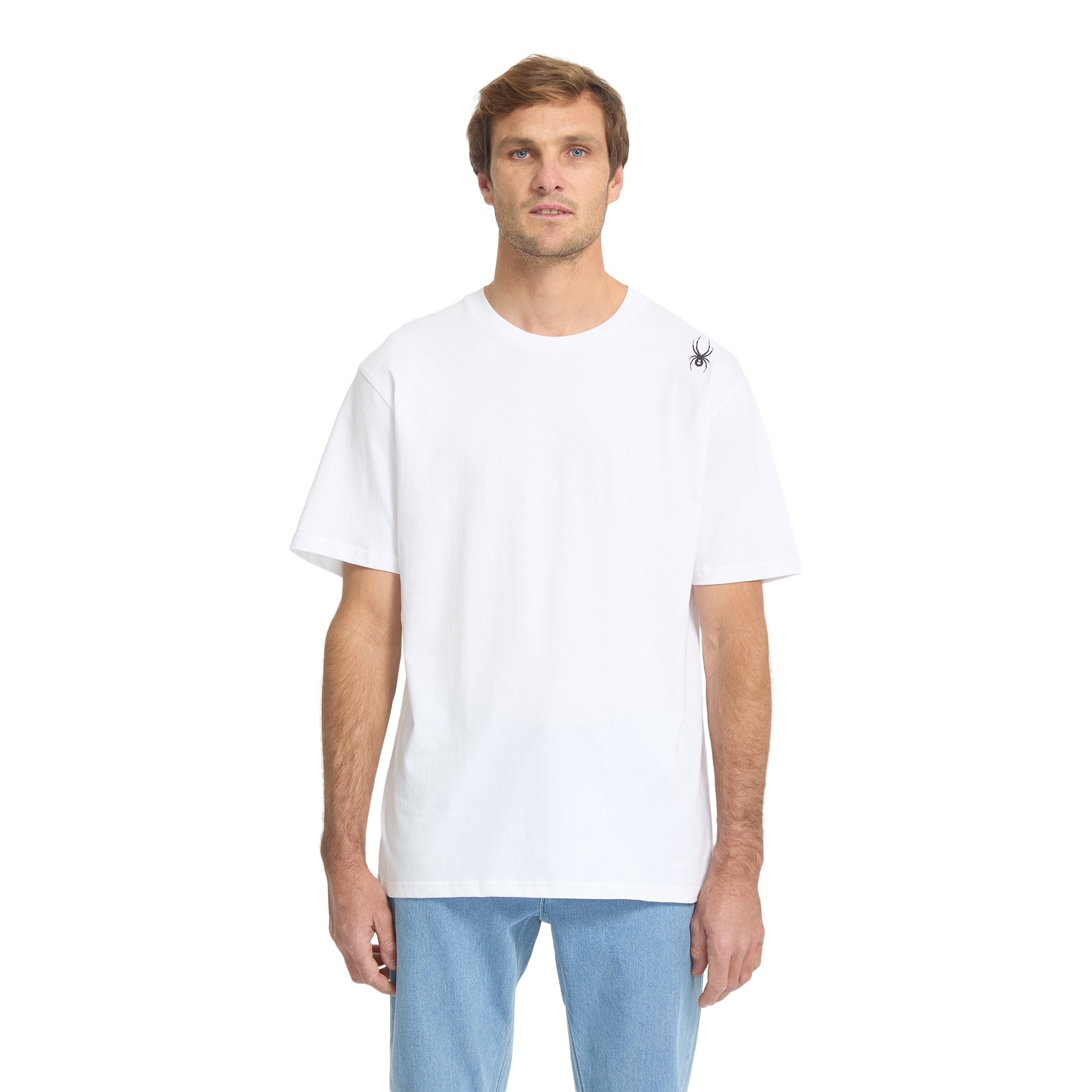 Men Bug Logo Short Sleeve Tee - White、mySite、i-lightchina