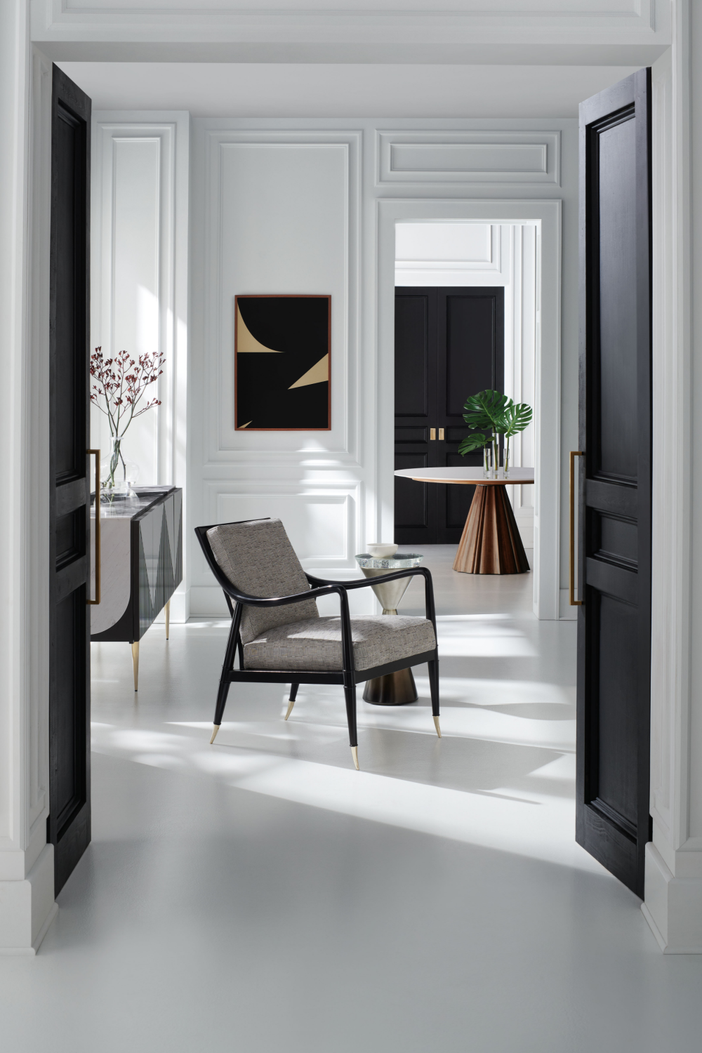 Slatted Modern Sideboard | Caracole Over The Edge、mySite、neckold