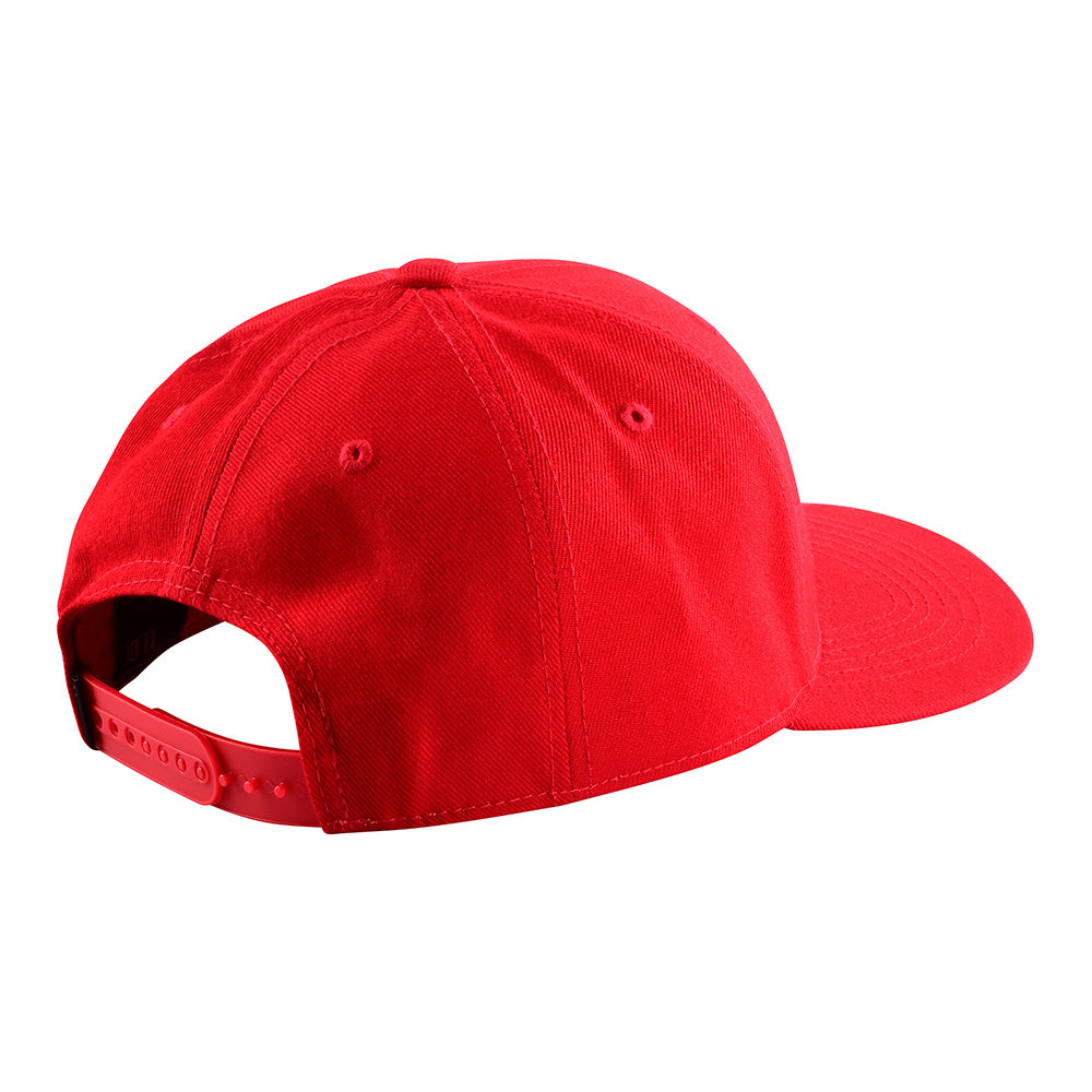 Snapback Hat Crop Red / White、mySite、dreamappss