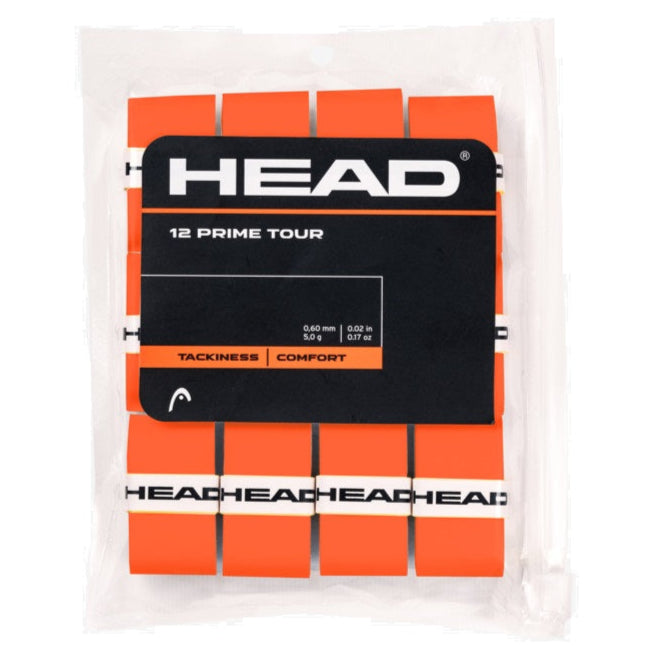 Head Prime Tour Overgrip 12 Pack Orange
