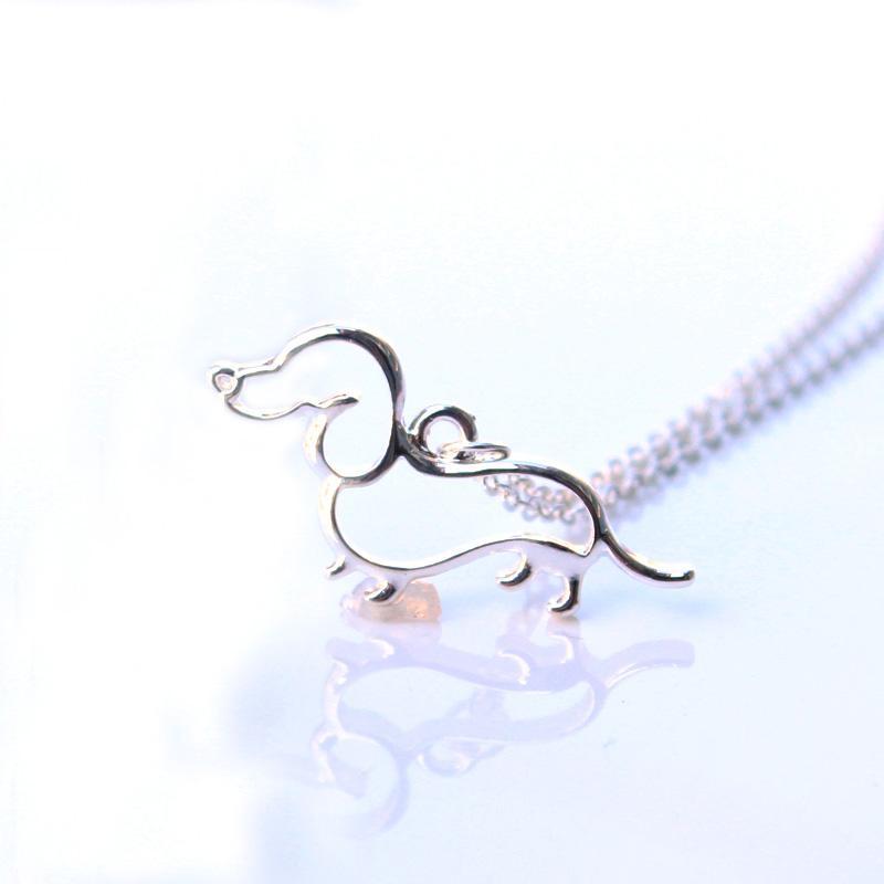 Dachshund Fashion Necklaces in silver or gold plated! SO CUTE!、mySite、g9winljtr