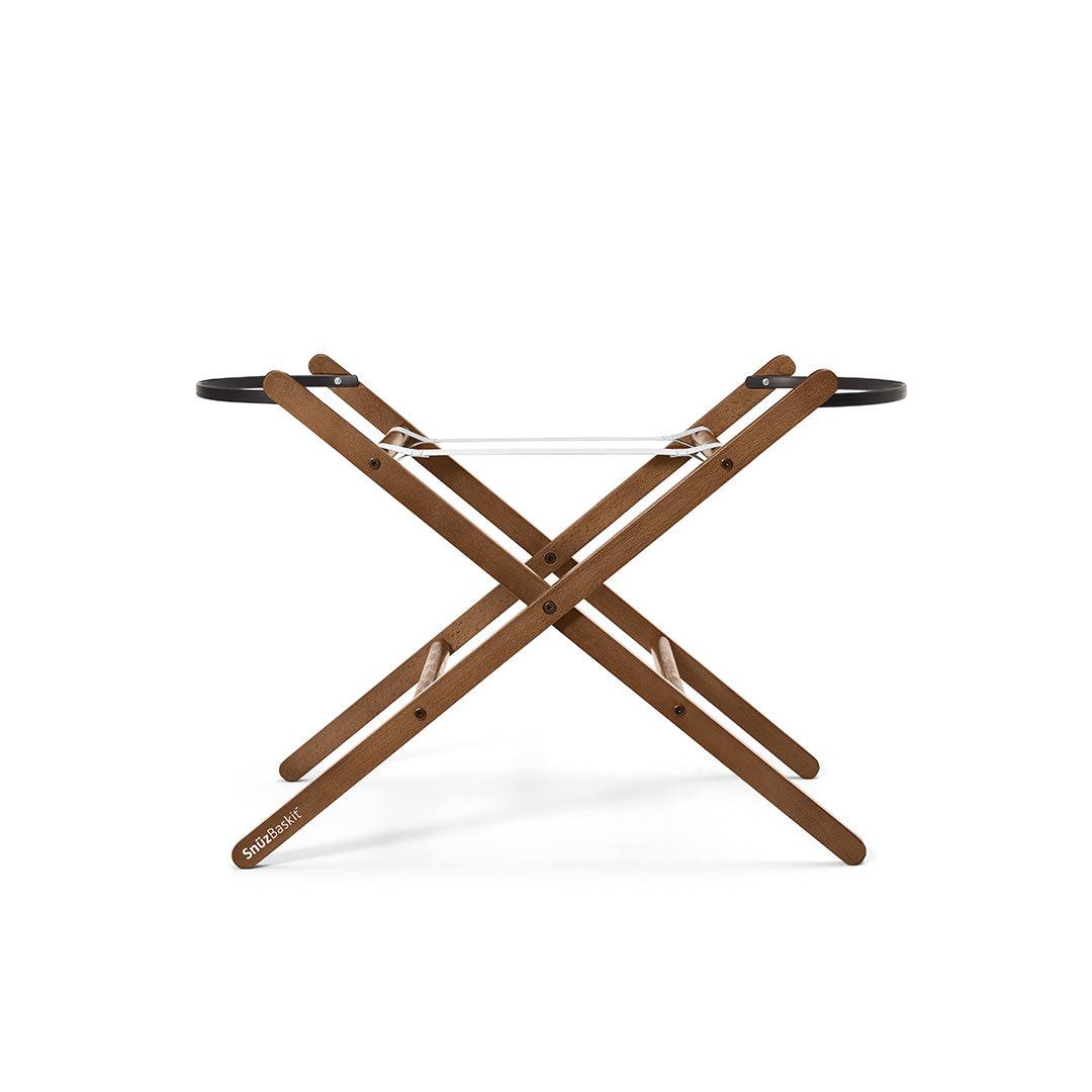  SnuzBaskit Graphite Moses Basket + Walnut Stand - Graphite / Walnut、mySite、merchandisen