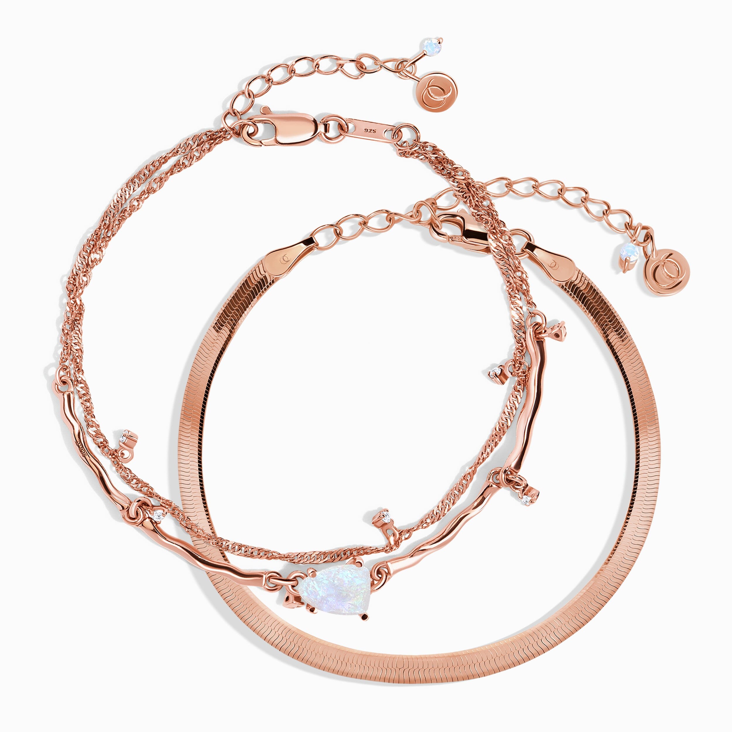 Moonstone Bracelet Stack - Flow、mySite、hinf8tx79