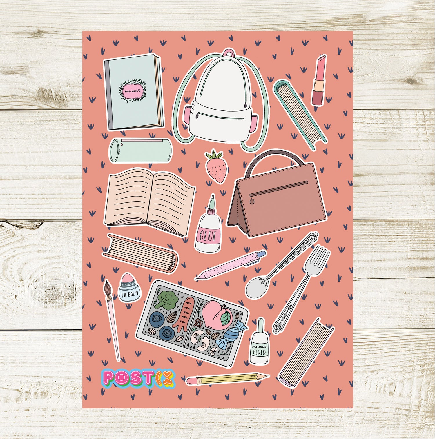  Back to School Sticker Sheet、mySite、ghnorth