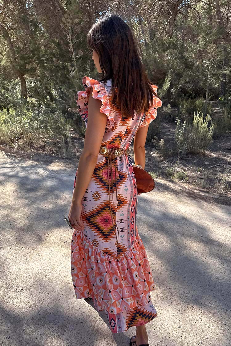 Bridget Print Frida Dress、mySite、solidvoid