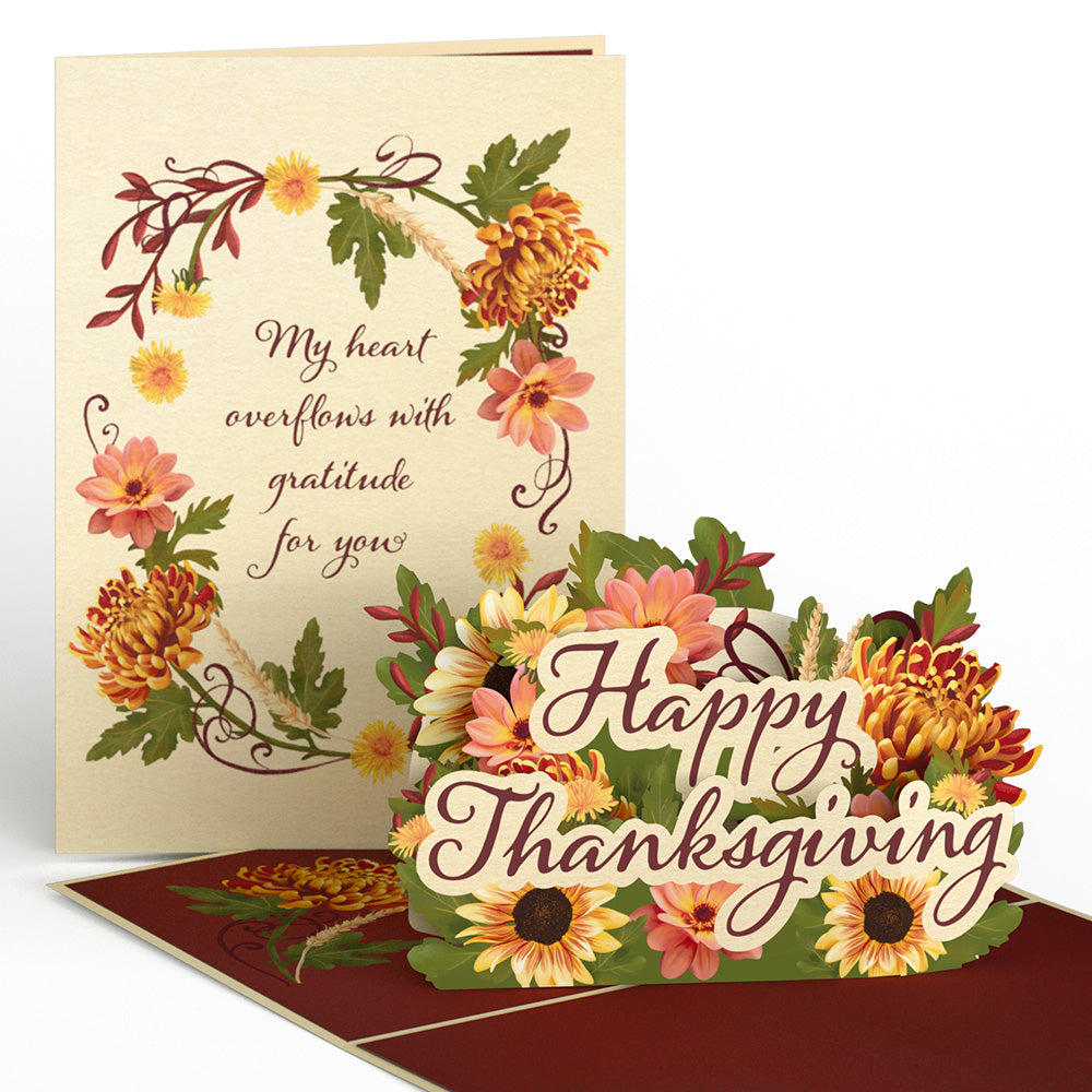 Thanksgiving Gratitude Pop-Up Card、mySite、solidvoid