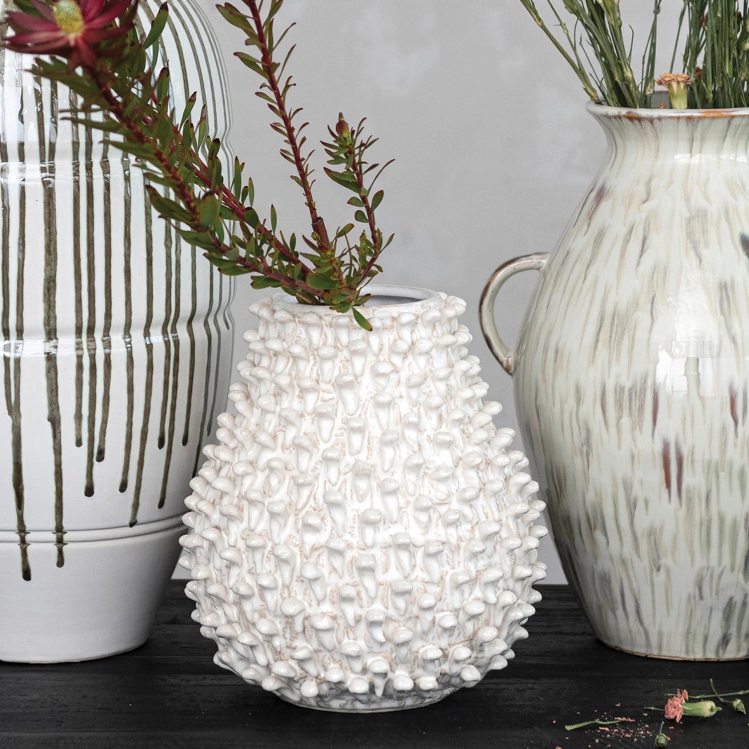  Embossed Stoneware Formed Vase、mySite、elrpsem3k