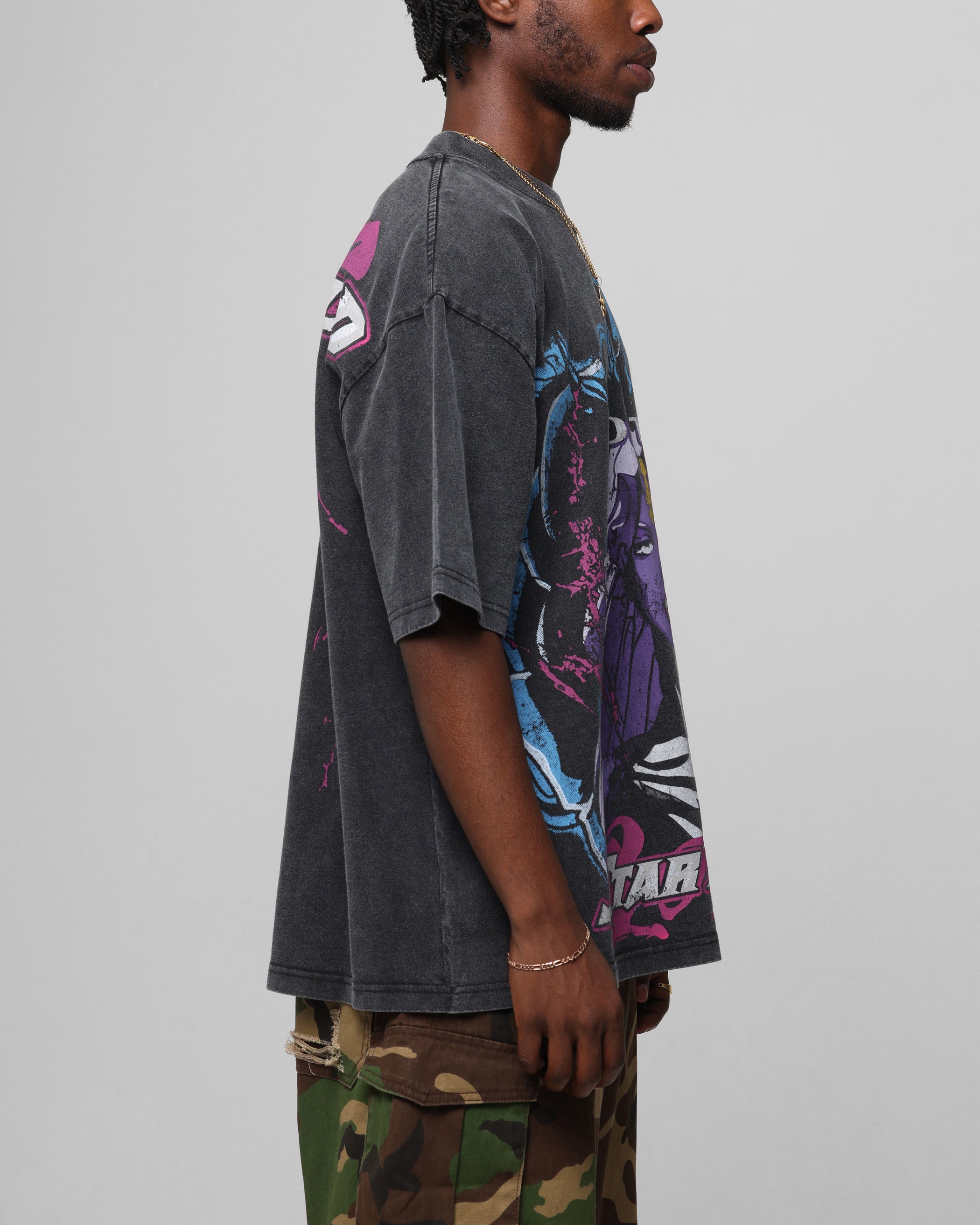 Loiter Midnight Widow Vintage T-Shirt Washed Black、mySite、zt4zffjzw