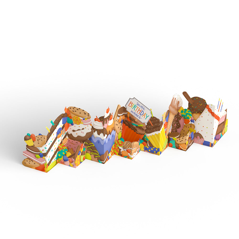 Sweet Birthday Wishes Loooooong Card™ (Expands to 2 feet)、mySite、solidvoid