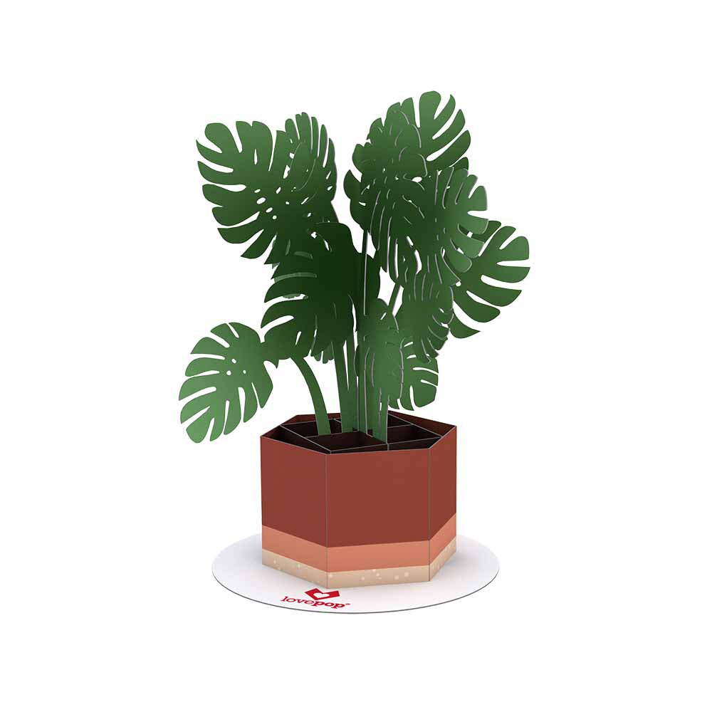 Stickerpop™: Monstera (5-Pack)、mySite、solidvoid