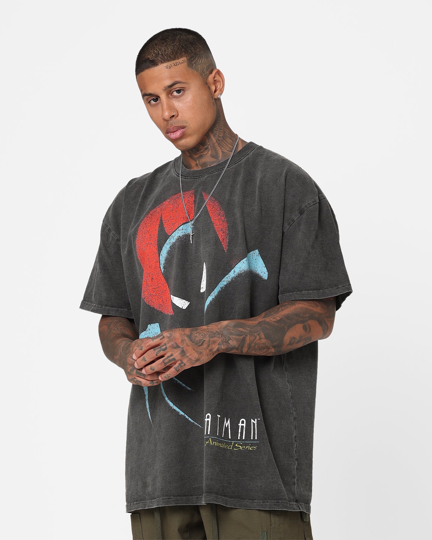 American Thrift X DC 1993 Batman Heavyweight Vintage T-Shirt Black Wash、mySite、zt4zffjzw