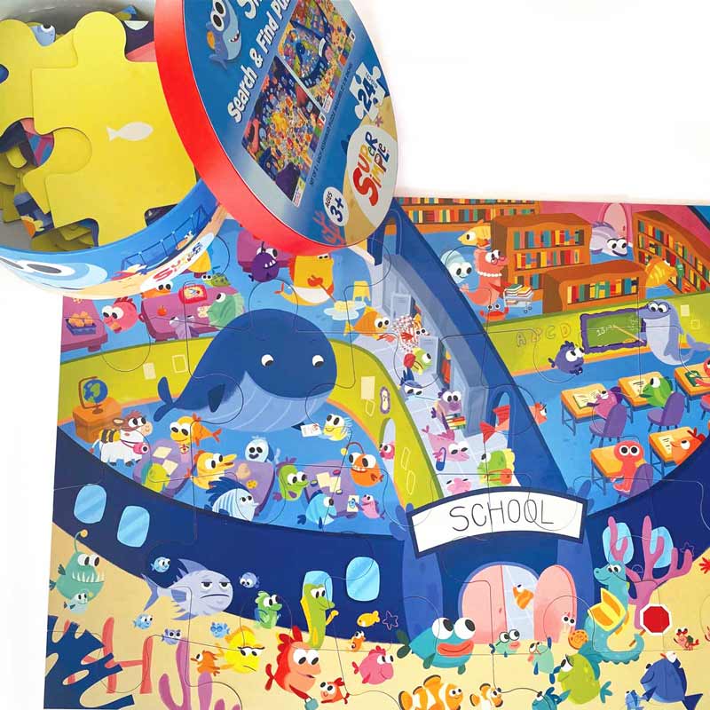  Finny the Shark Floor Puzzle Set、mySite、ghnorth