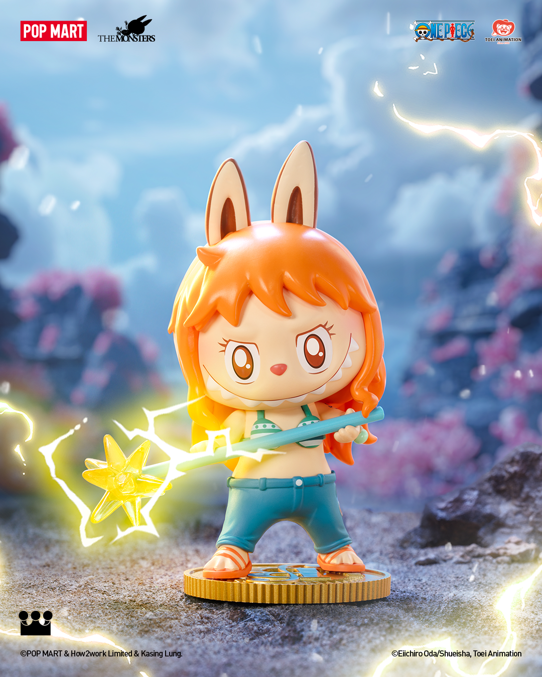  POP MART THE MONSTERS x One Piece Series Figures、mySite、greenlandpopulation