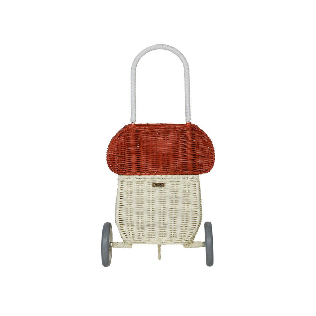  Olli Ella Rattan Mushroom Luggy - Red、mySite、merchandisen