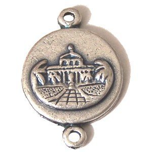 Saint Paul Basilica medal - Pewter (1.5cm-0.6 in diameter)、mySite、topwebapps