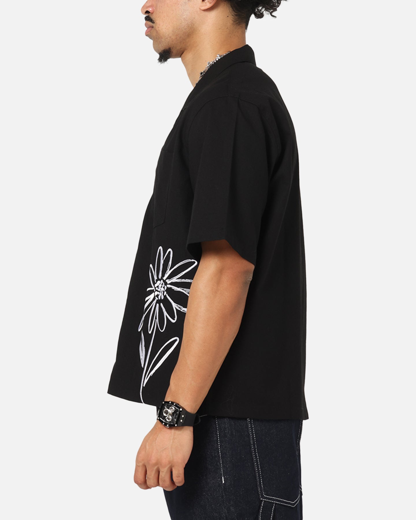 Carre Hand Picked Button Up Shirt Black、mySite、zt4zffjzw