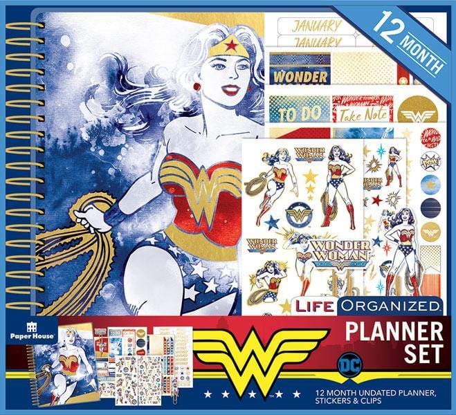  Weekly Planner Set - Undated Wonder Woman、mySite、ghnorth