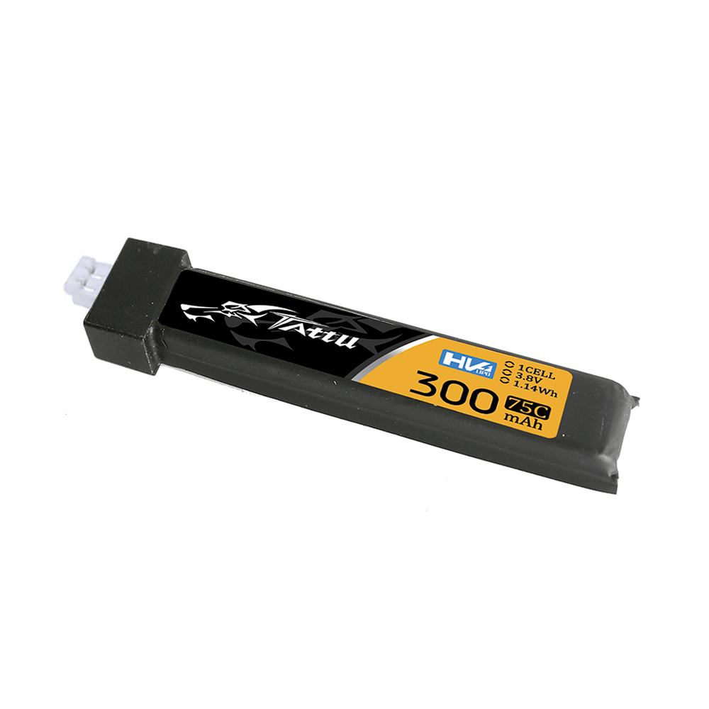  Tattu 3.8V 1S 300mAh 75C LiHV Battery 5 Pack - Choose Version、mySite、merchandisen