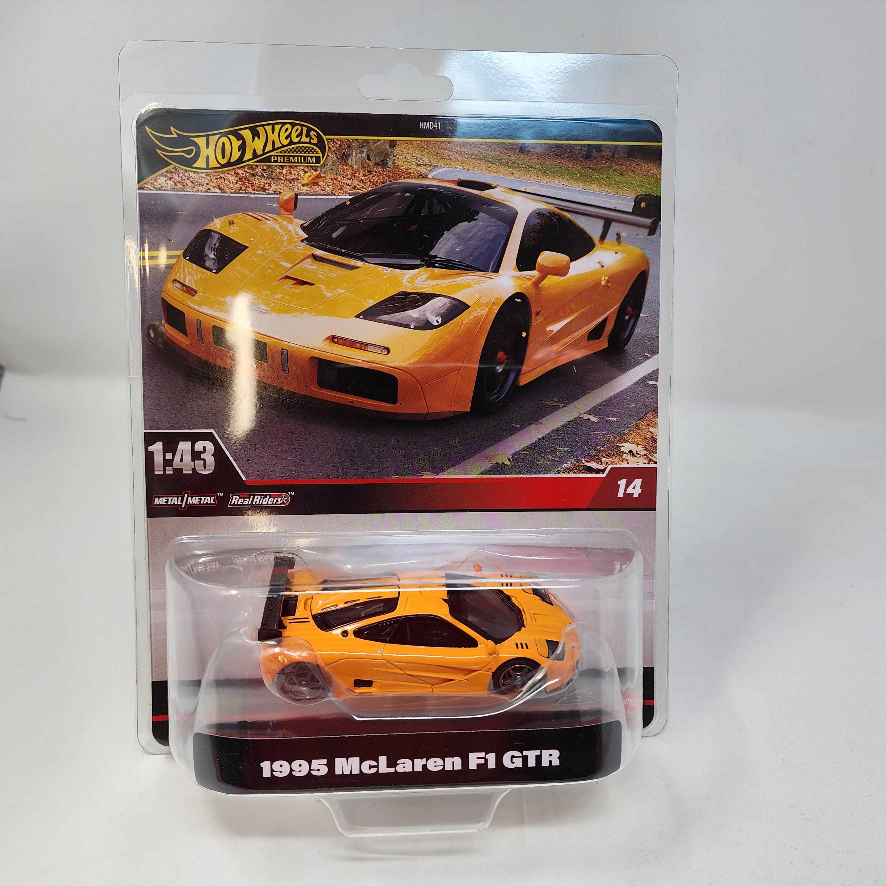 1995 McLaren F1 GTR * ORANGE * 2024 Hot Wheels 1:43 Scale Series Case F、mySite、hgirdovlk