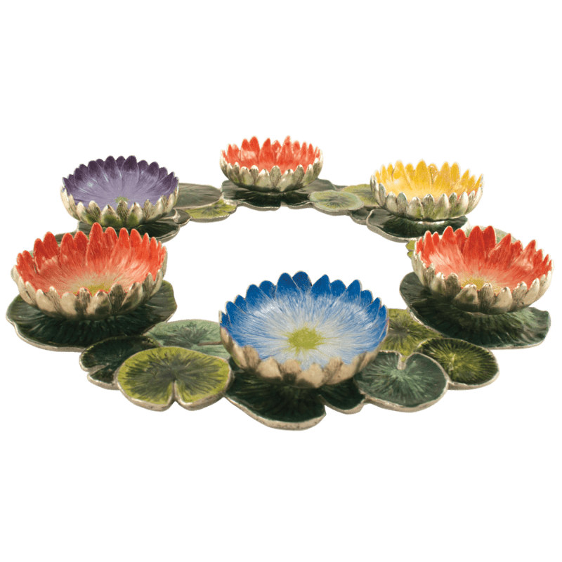 Multi-Color Lotus Seder Plate、mySite、topwebapps