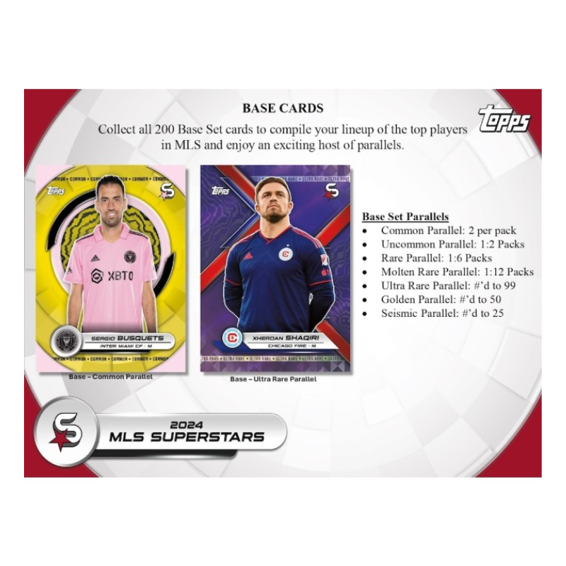 2024 Topps MLS Superstars Soccer Hobby Box、mySite、waistdrama