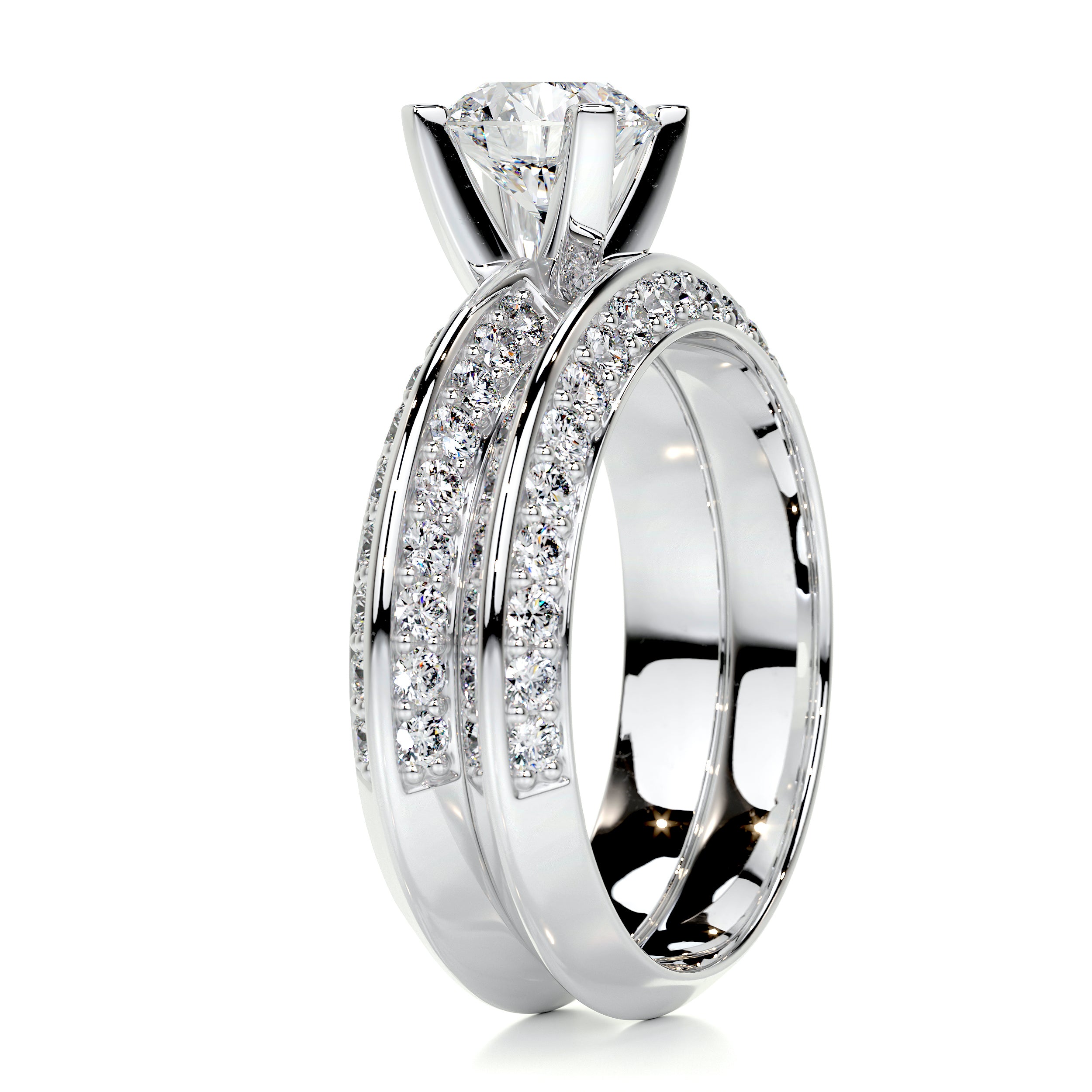 Eliana Diamond Bridal Set -14K White Gold、mySite、hinf8tx79
