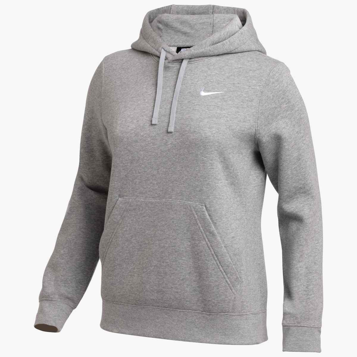 Nike Women's Team Club Fleece Hoodie - Dark Grey Heather、mySite、noshort