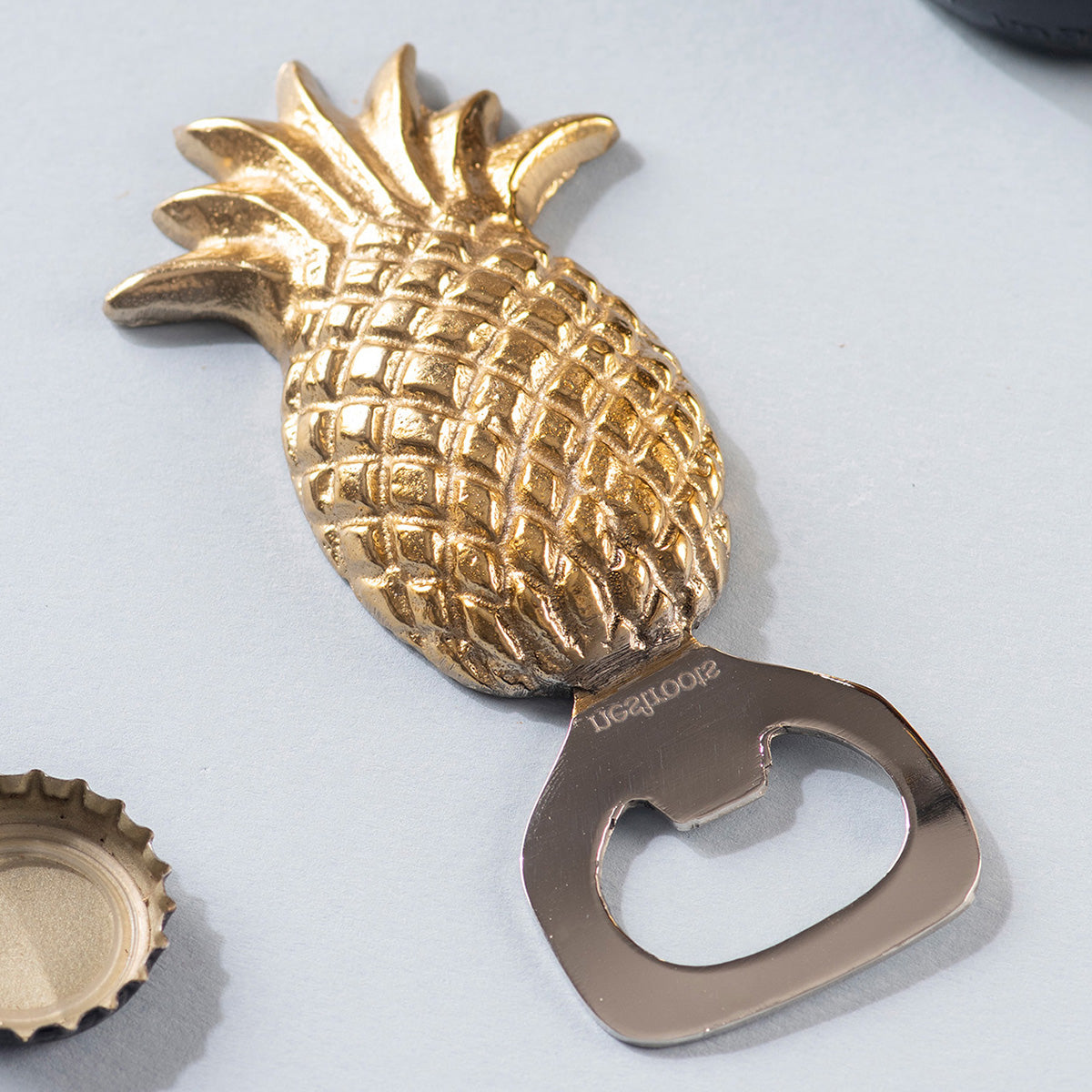 Stainless Steel Bottle Opener | Pineapple Design | Gold、mySite、camillekostekn