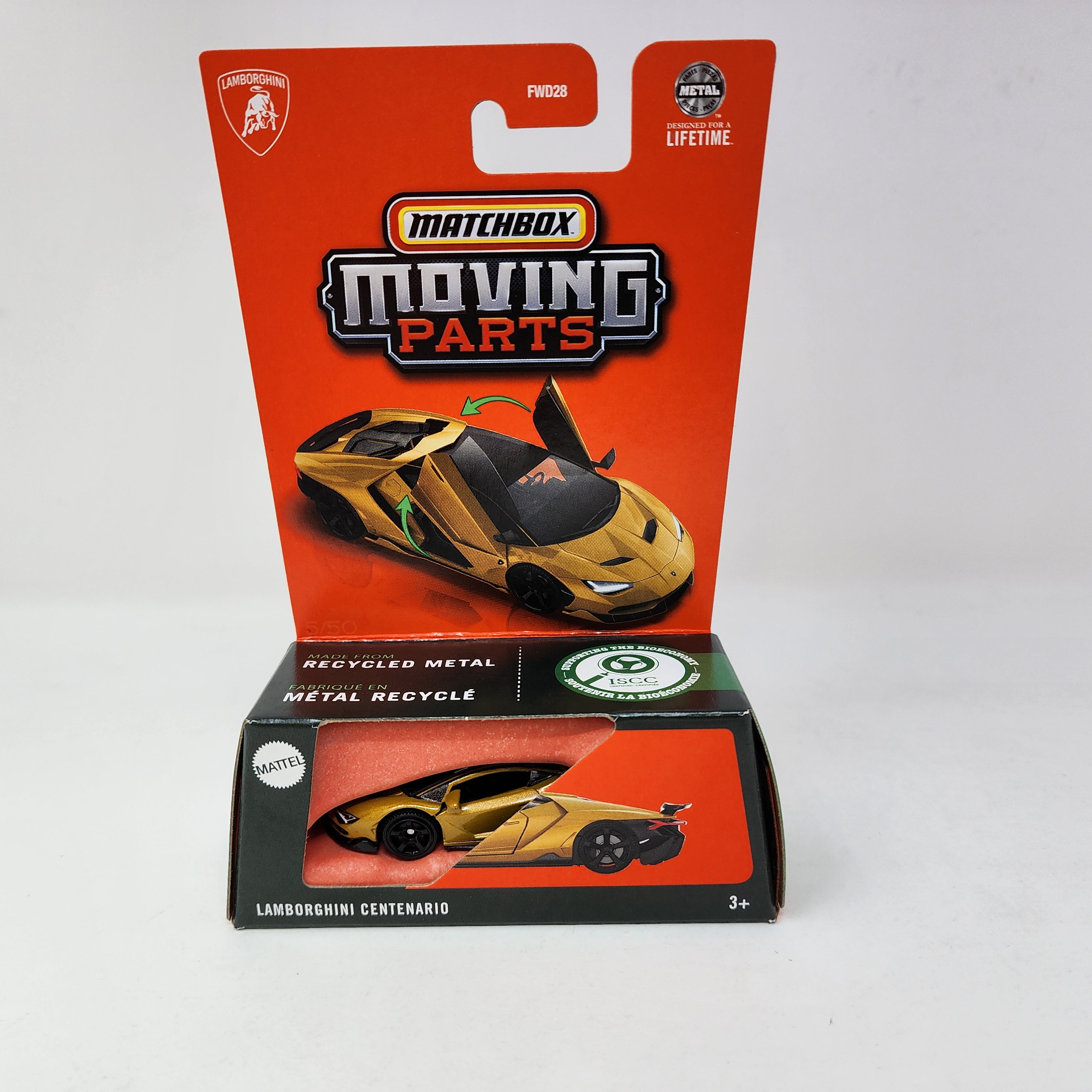 Lamborghini Centenario * Gold * 2025 Matchbox Moving Parts Case E、mySite、hgirdovlk
