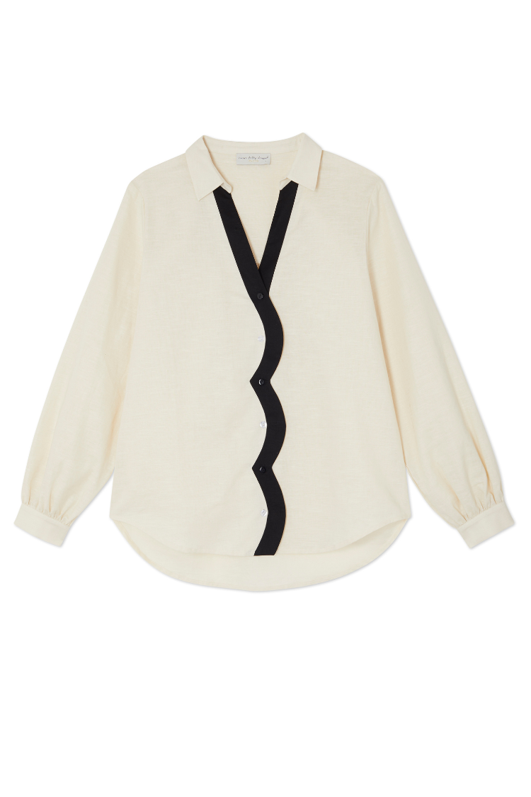 Mono Scallop Miley Shirt、mySite、solidvoid