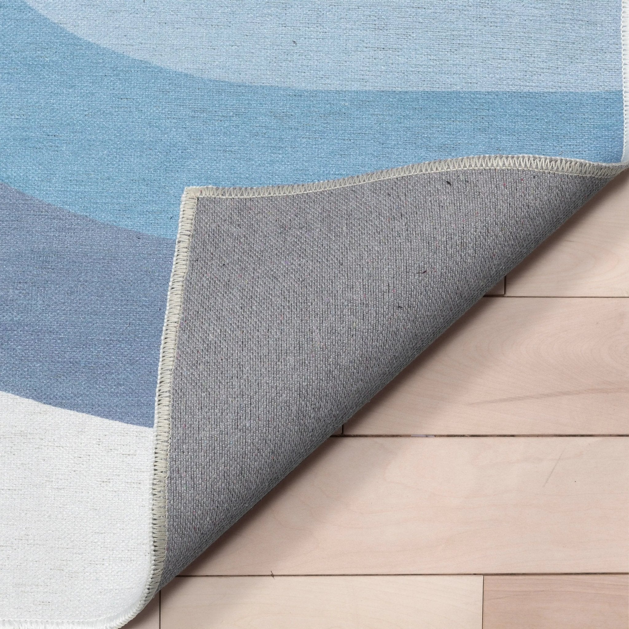 Twilight Rainbow Modern Blue Area Flat-Weave Rug、mySite、gigharbornorthrealestate