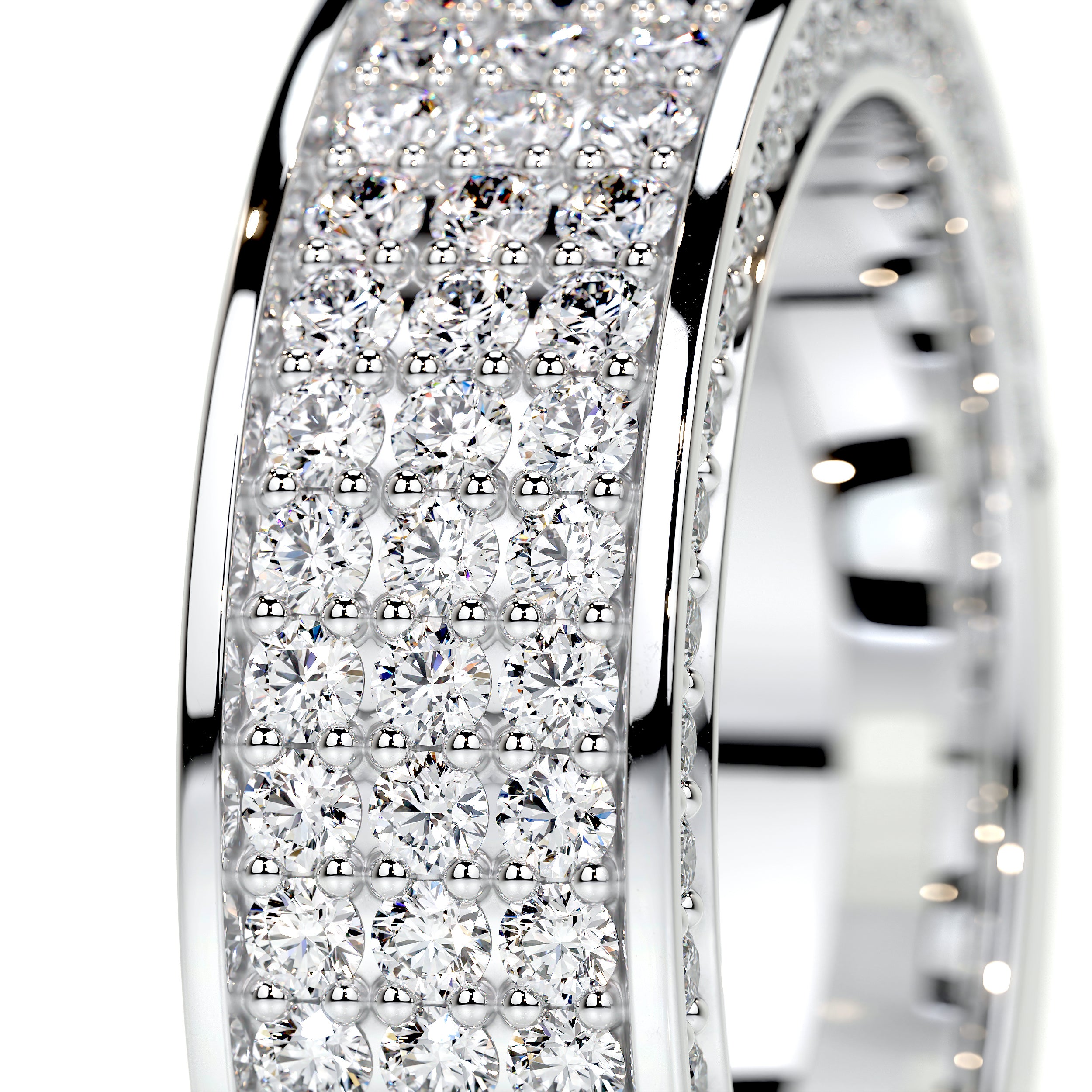 Vera Lab Grown Diamond Wedding Ring (1.3 Carat) -18K White Gold、mySite、hinf8tx79
