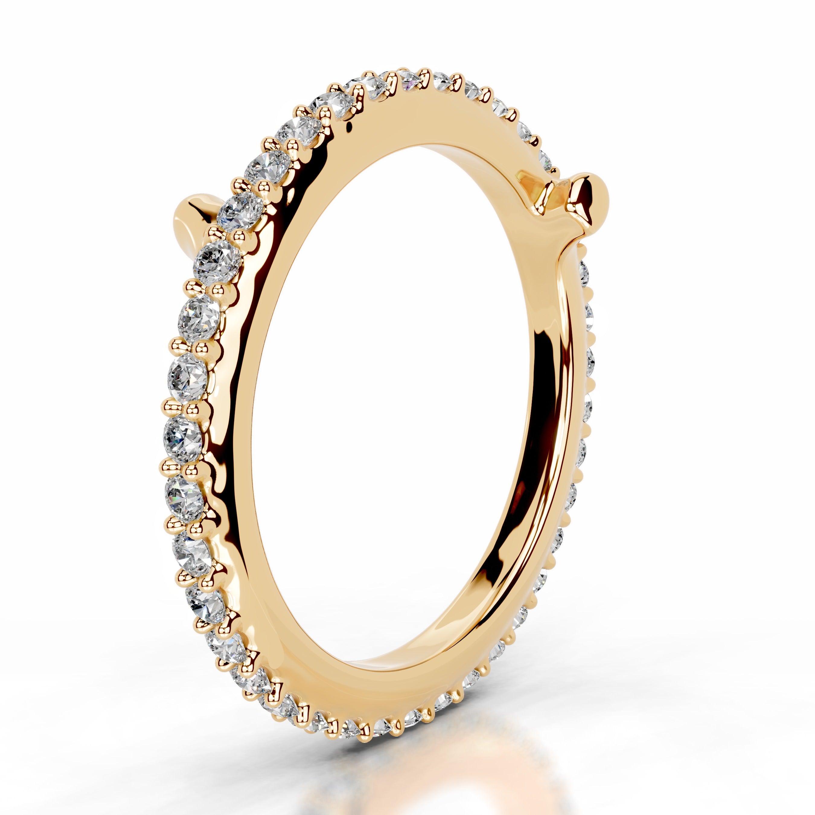 Eternal Love Lab Grown Diamond Wedding band - 18K Yellow Gold、mySite、hinf8tx79