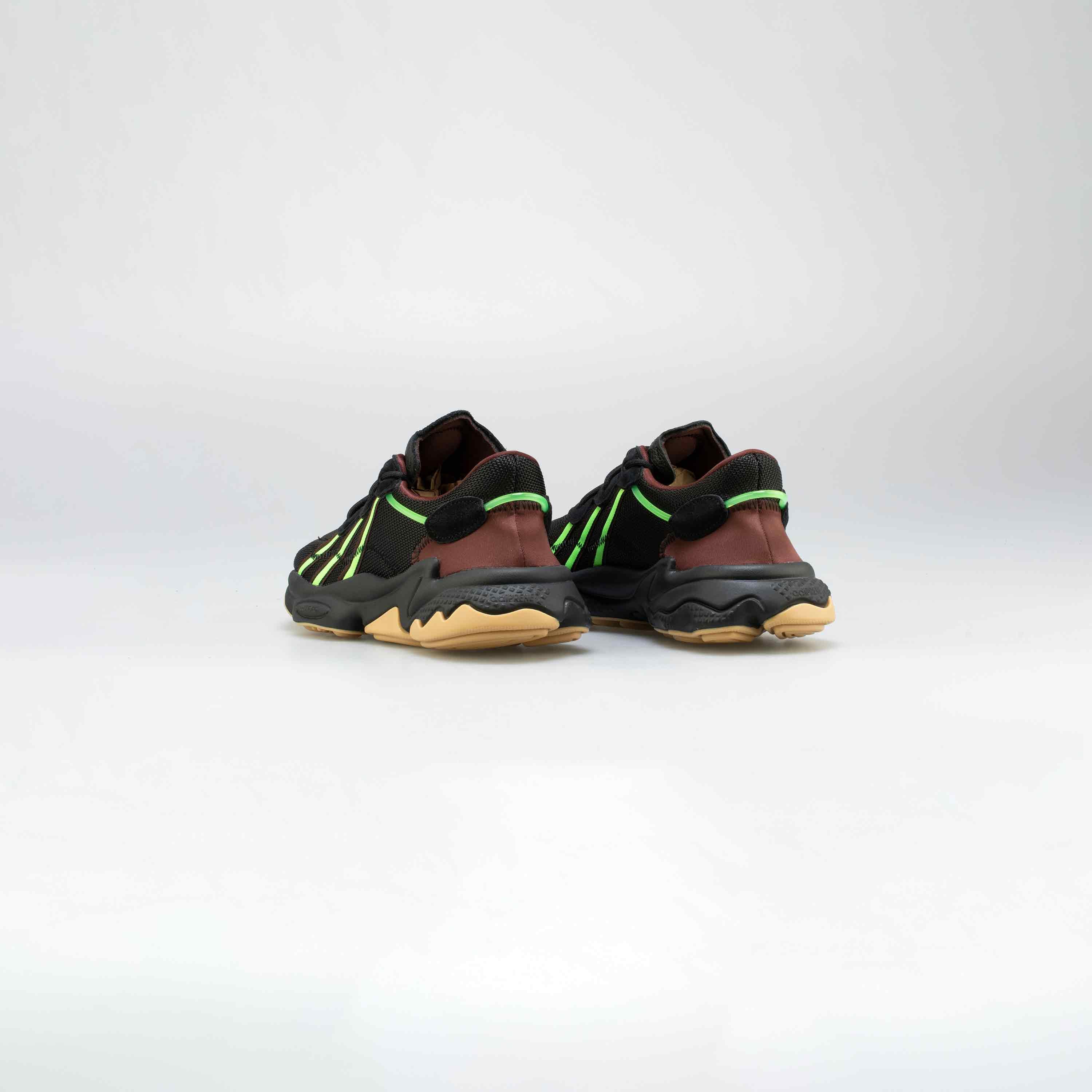 adidas Originals X Pusha T Ozweego Mens Running Shoe - Black/Green/Gum、mySite、dreamappss