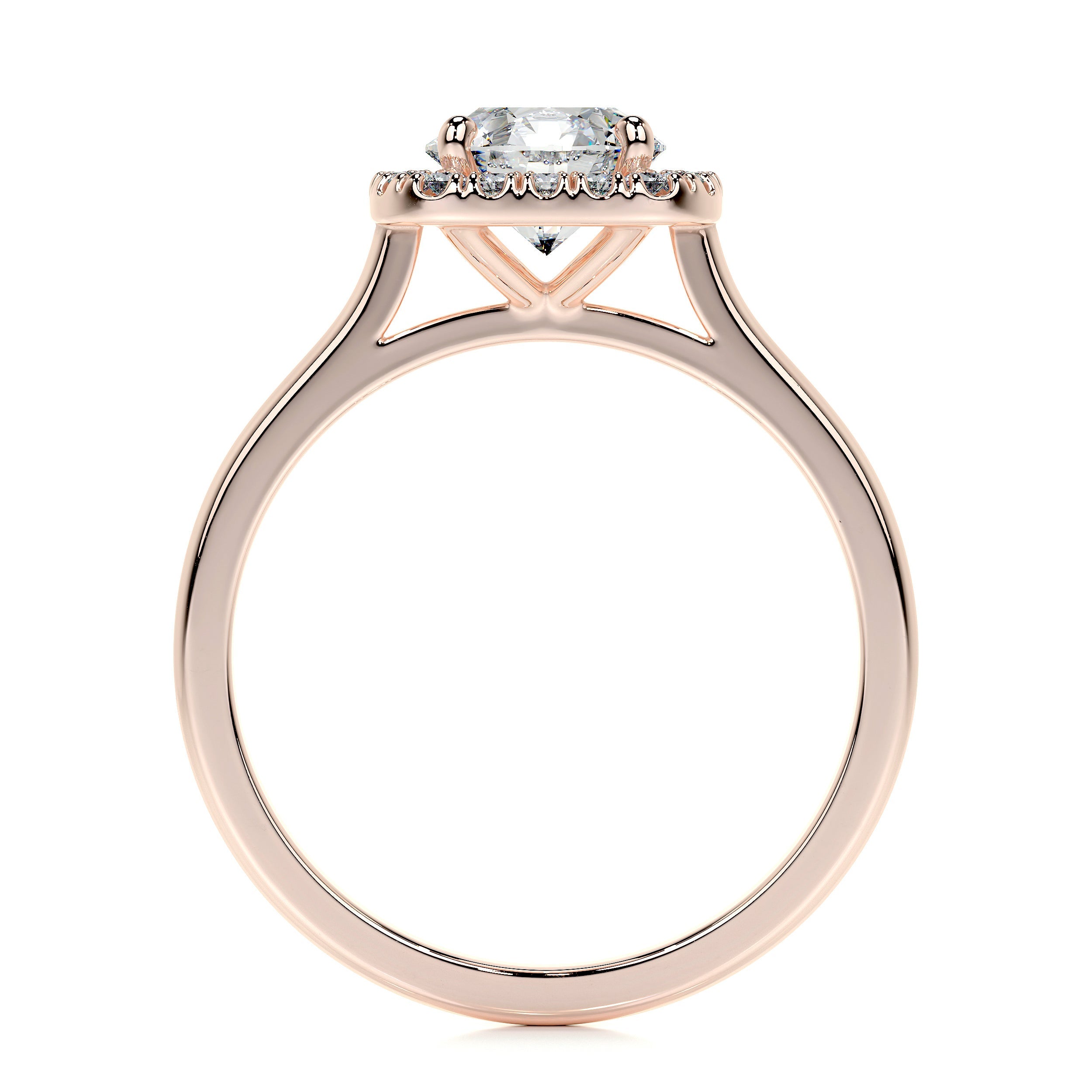 Claudine Lab Grown Diamond Ring -14K Rose Gold、mySite、hinf8tx79