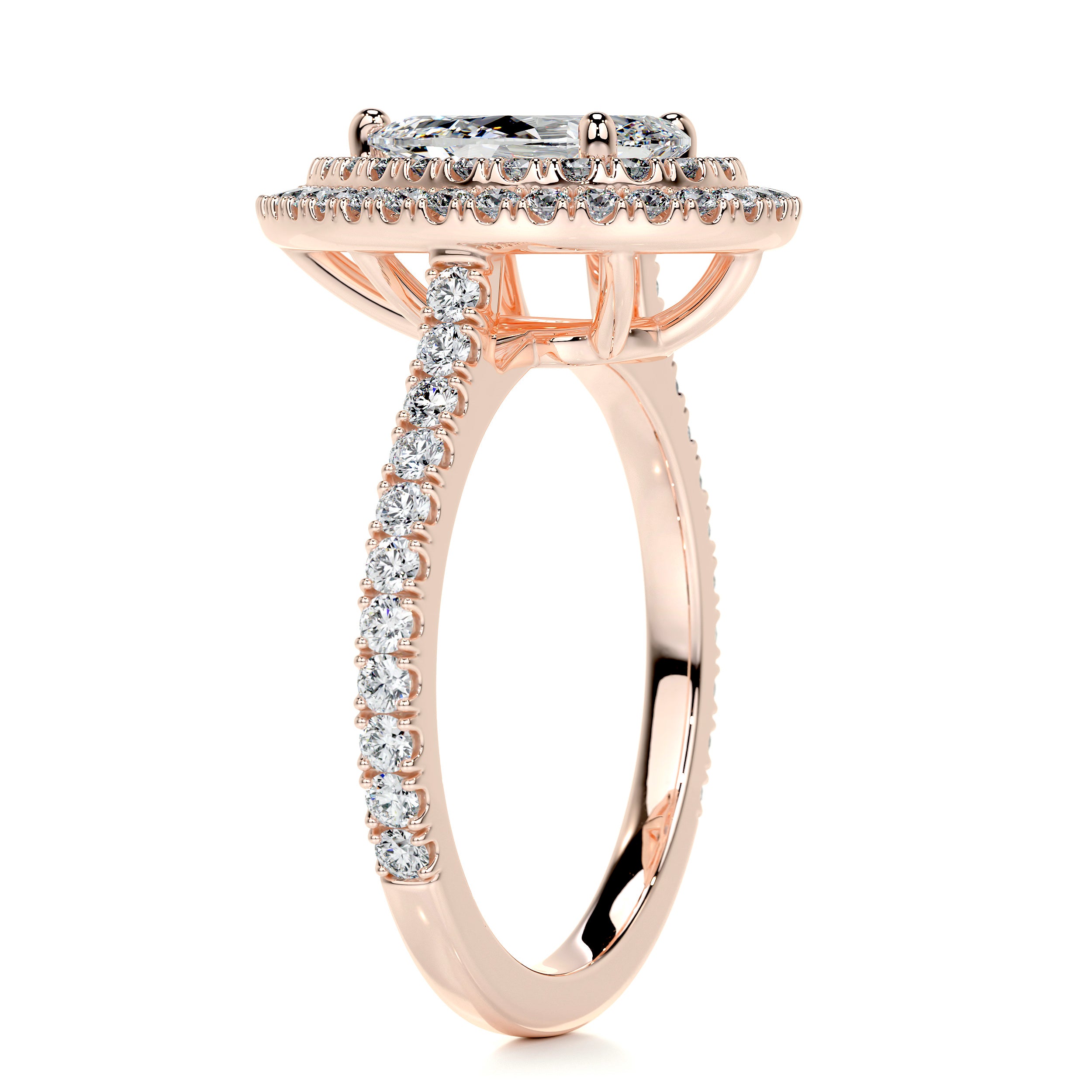 Gloria Diamond Engagement Ring -14K Rose Gold、mySite、hinf8tx79