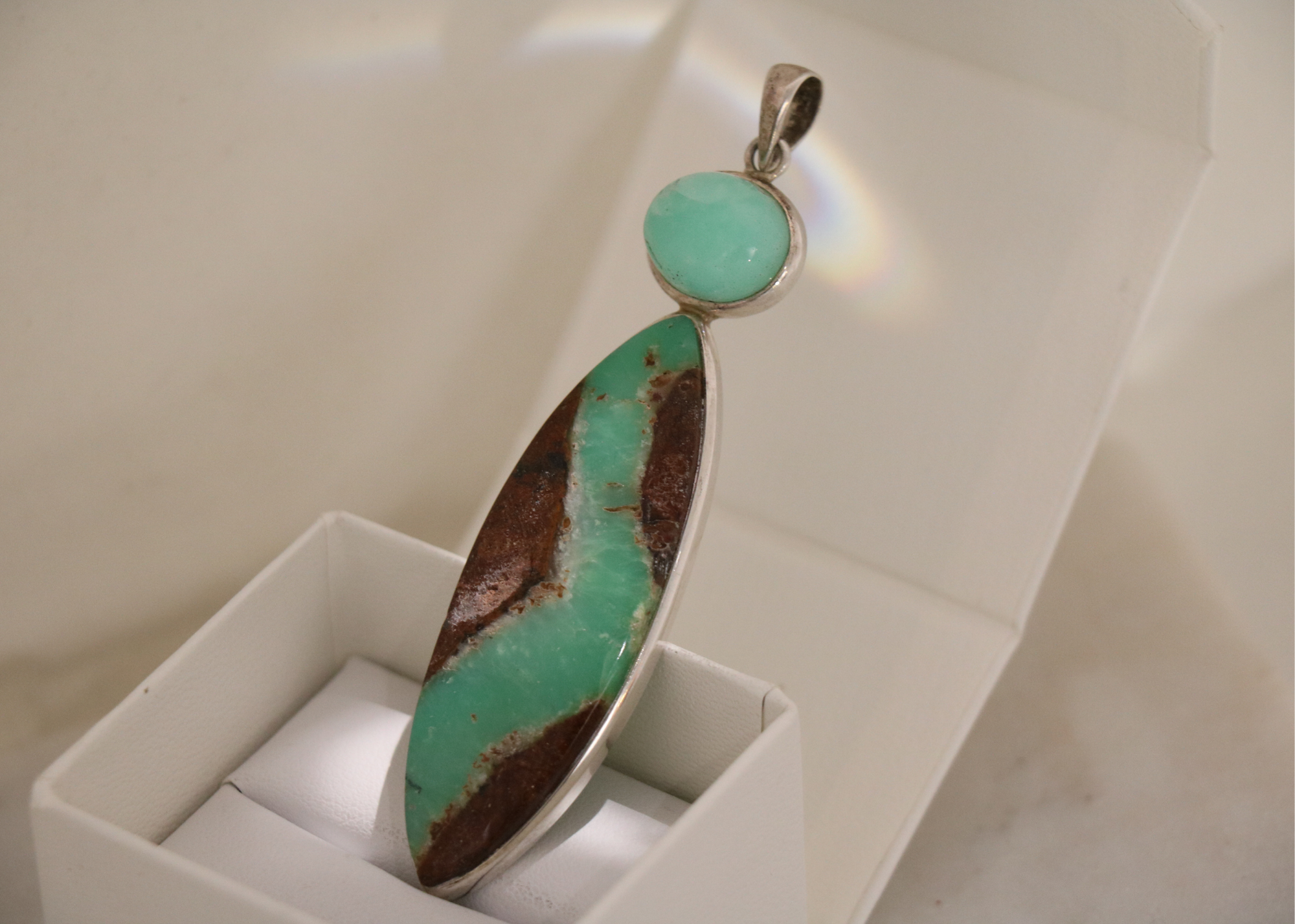 Chrysoprase Pendant (Sterling Silver)、mySite、topwebapps