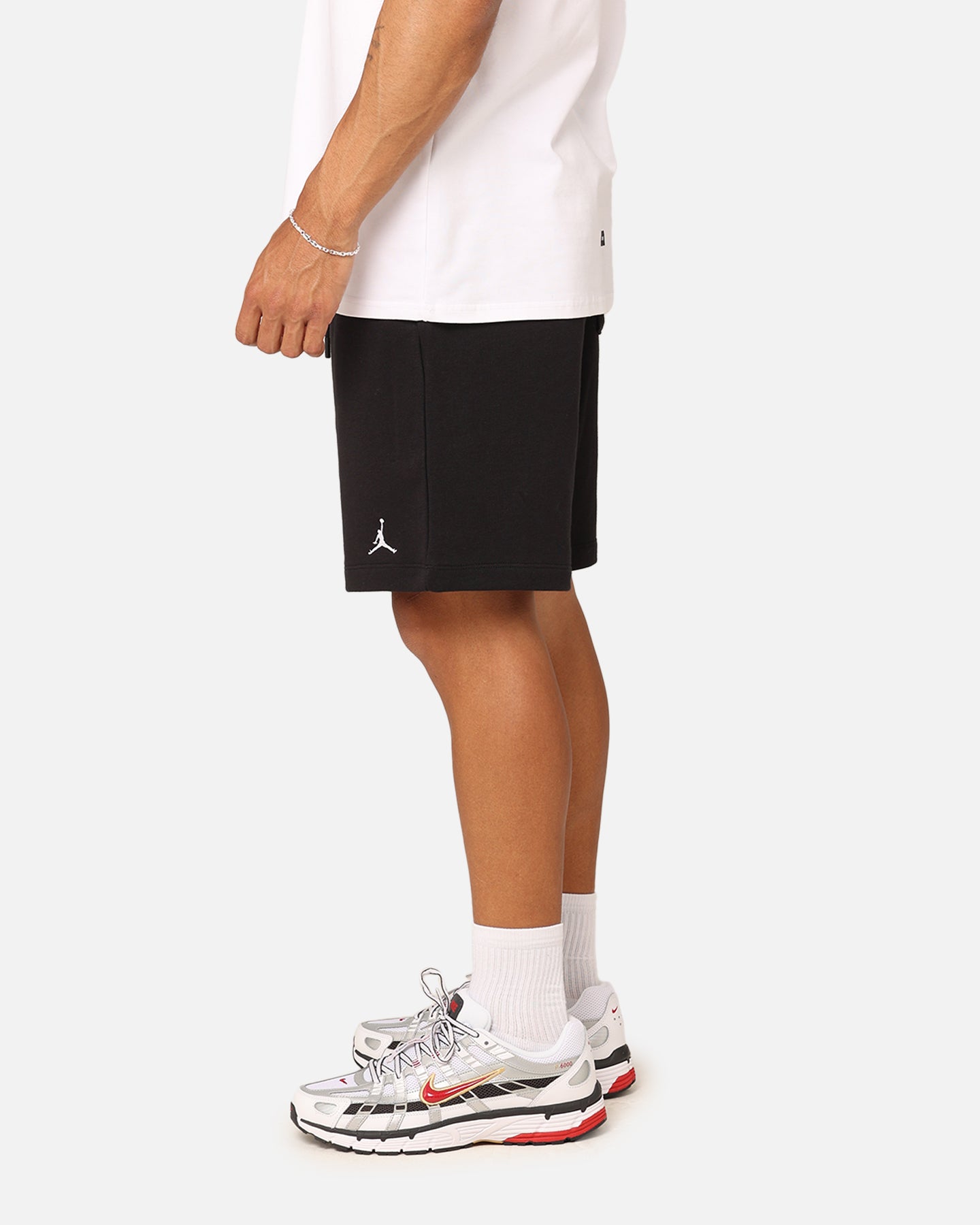 Jordan Essentials Fleece Shorts Black/Black/White、mySite、zt4zffjzw