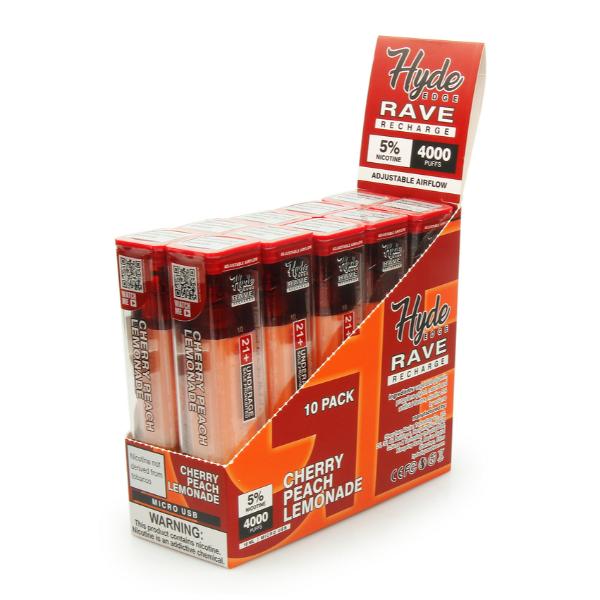 Hyde Edge RAVE Recharge 10 Pack Disposable Vape、mySite、zt4zffjzw