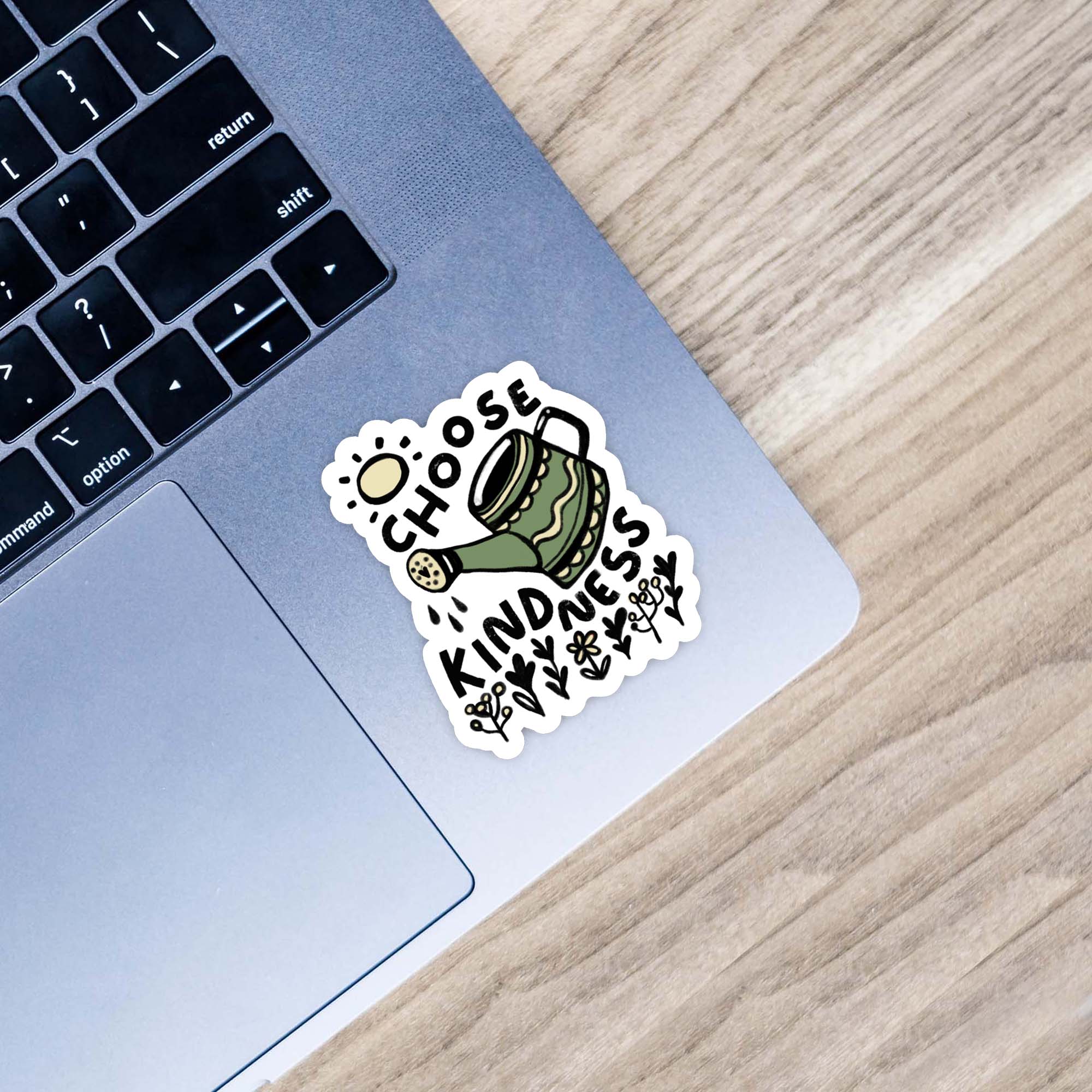  Choose Kindness Watering Flowers - Positivity Sticker、mySite、elrpsem3k
