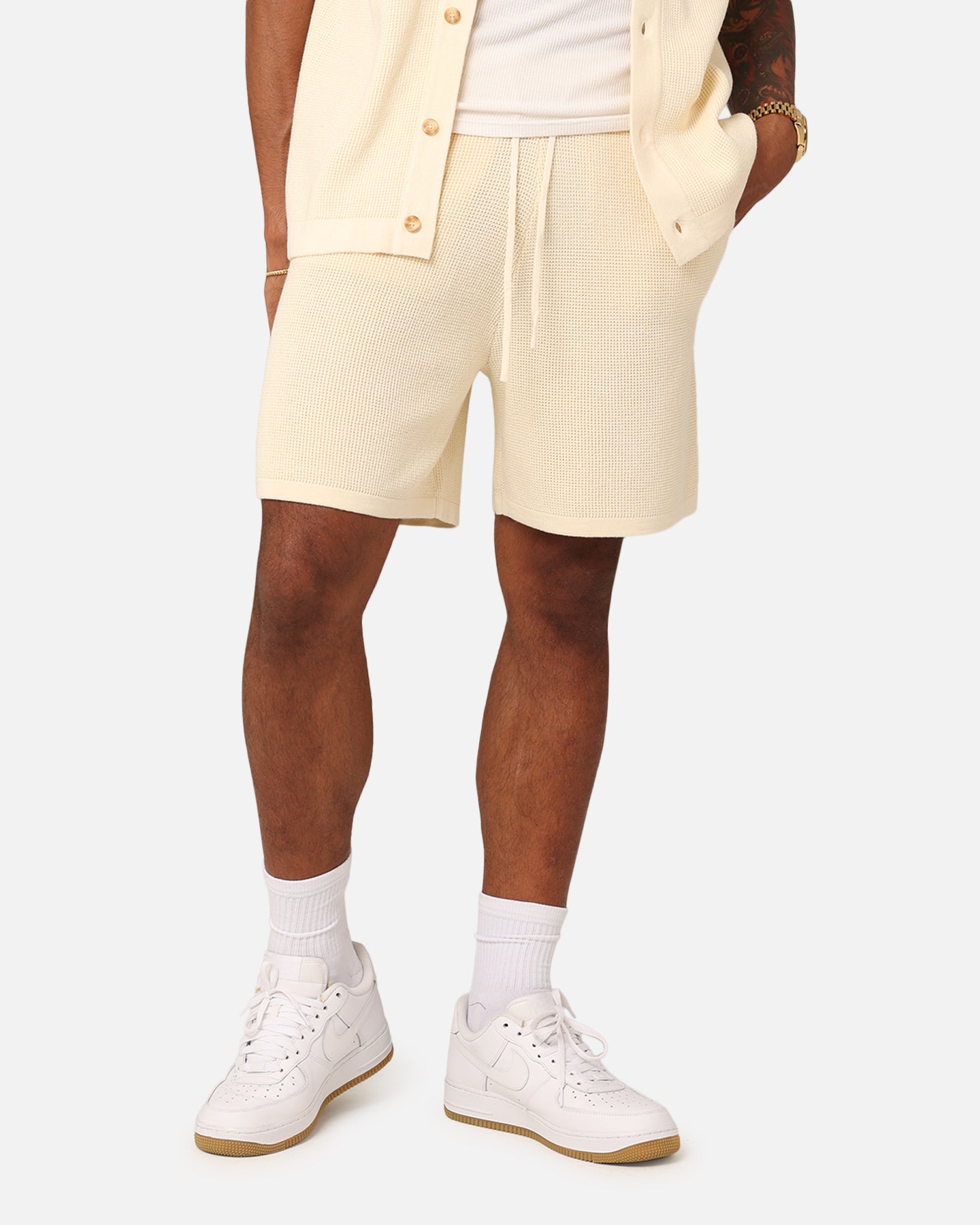 XXIII Zyair Knit Rib Shorts Cream、mySite、zt4zffjzw