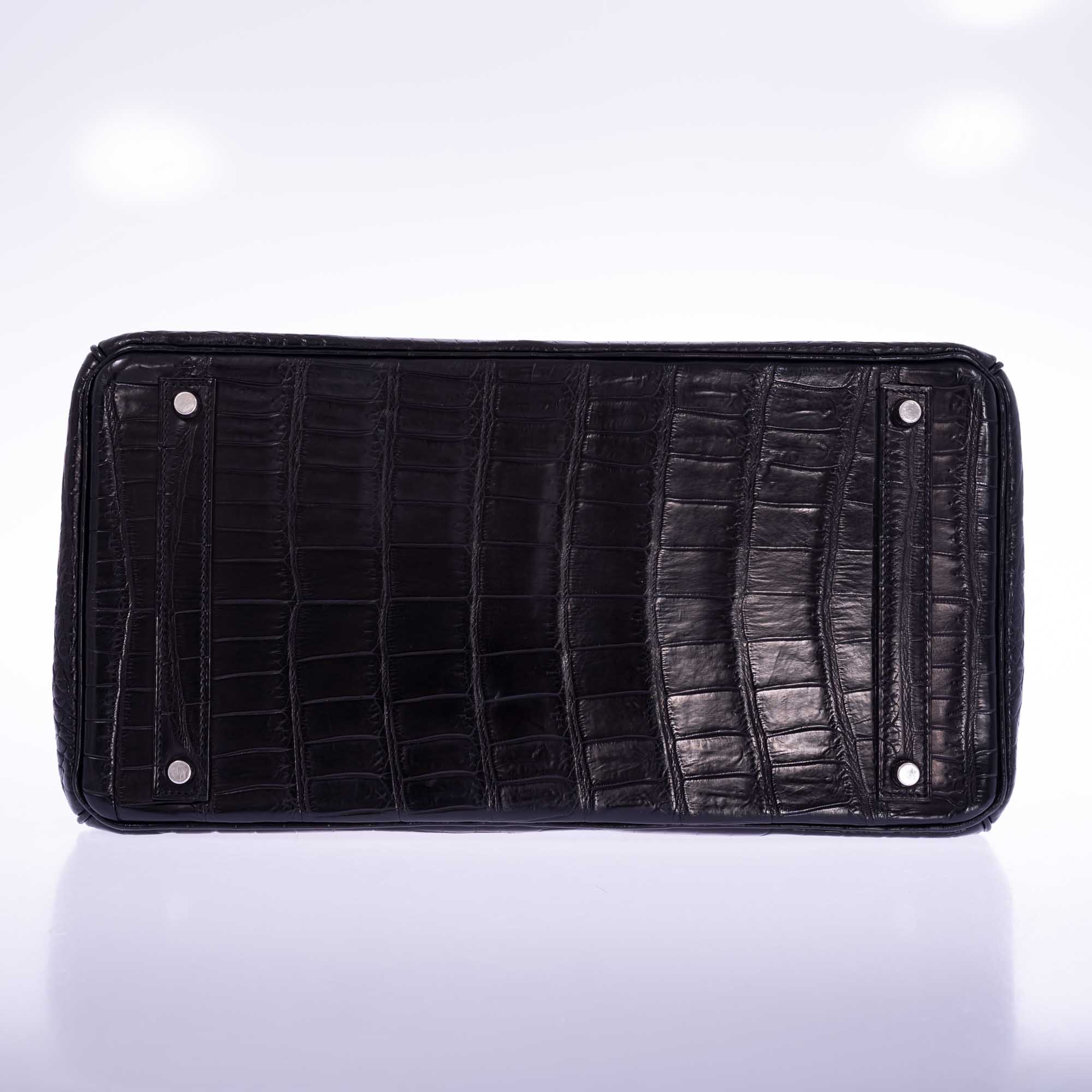 Hermès Birkin 40 Black Matte Porosus Crocodile Palladium Hardware、mySite、garminoutage.com