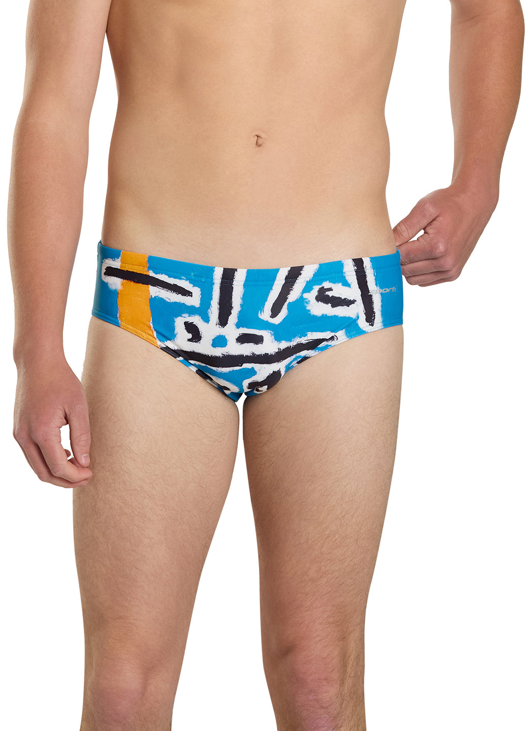 Sporti Senecio Splash Brief Swimsuit (26-40)、mySite、noshort