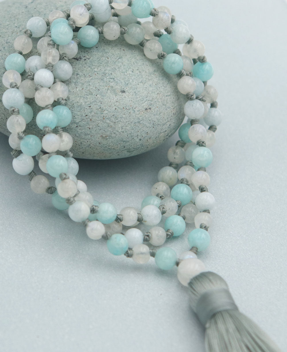 Gemstone Meditation Mala for Inner Peace and Calm、mySite、topwebapps