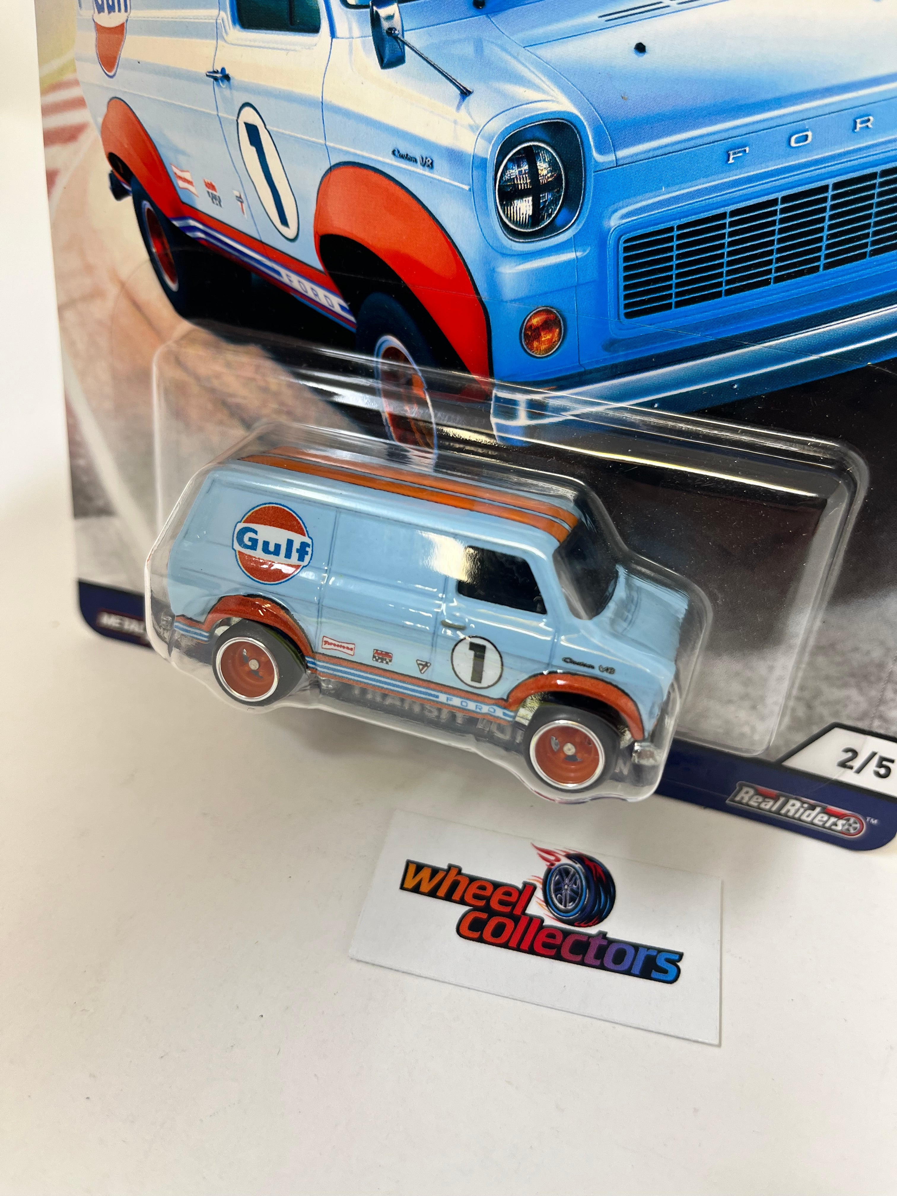 Ford Transit Super Van * Gulf * Hot Wheels Car Culture Cargo Carriers、mySite、hgirdovlk