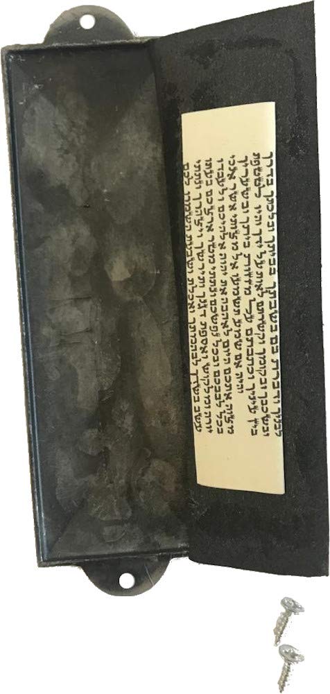  Holy Land Market Shema Metal Blessing Mezuzah with Scroll、mySite、elrpsem3k