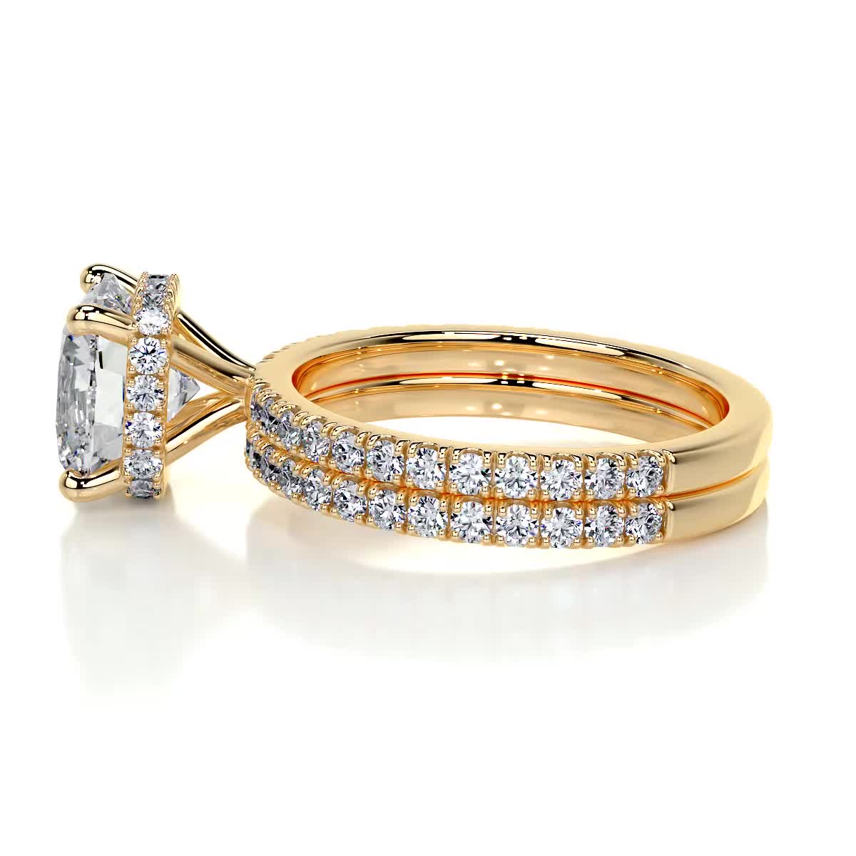 Madeline Diamond Bridal Set -18K Yellow Gold、mySite、hinf8tx79