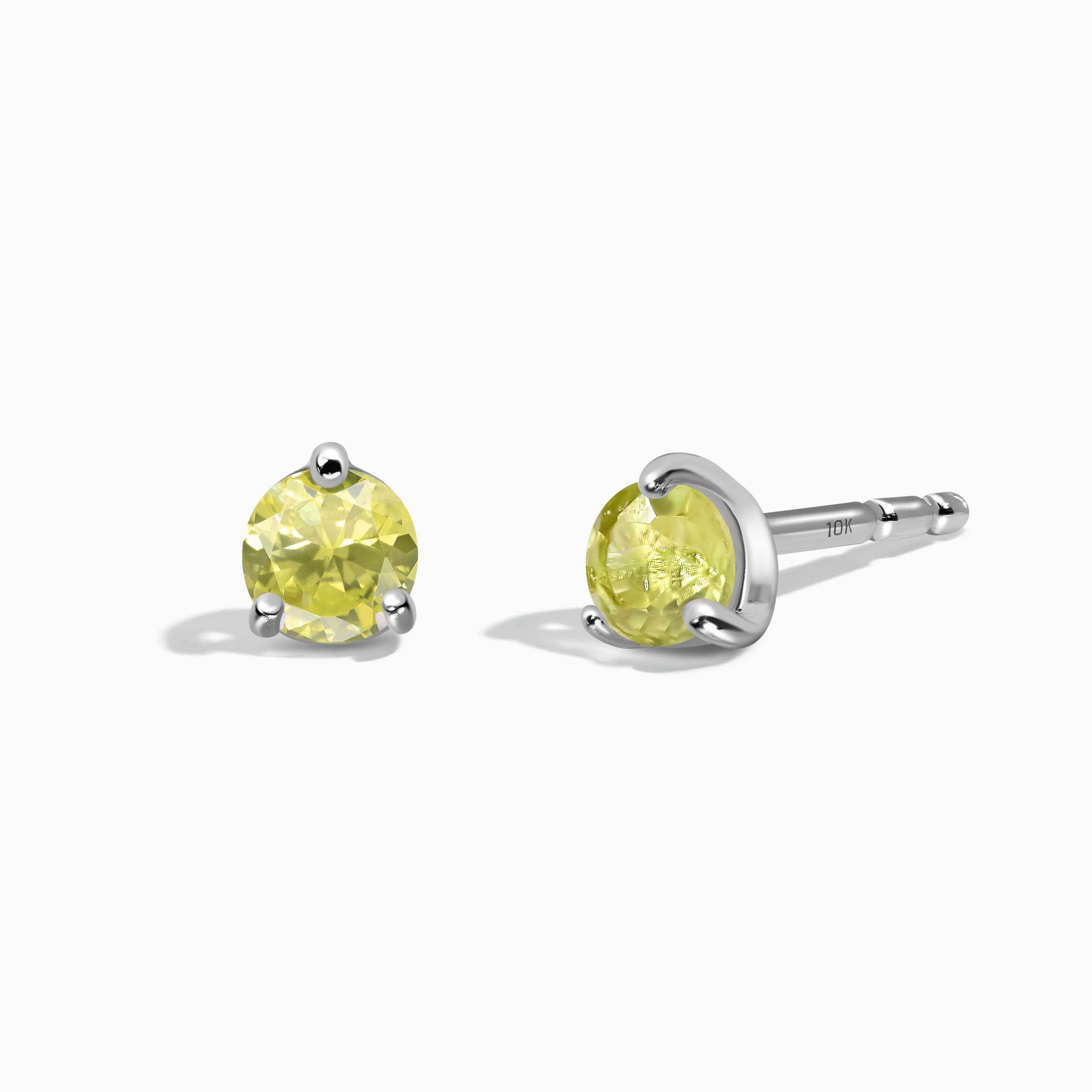 Peridot Round Studs - August Birthstone、mySite、hinf8tx79