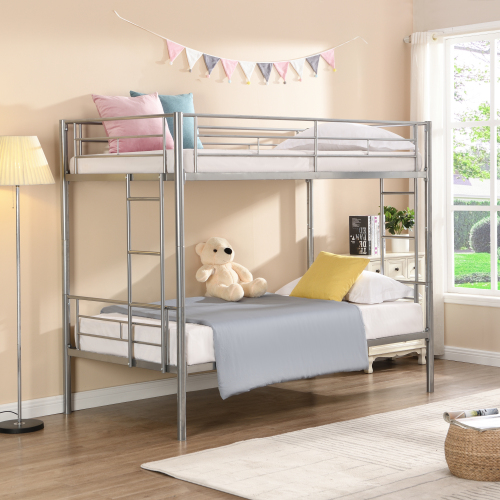 METAL BUNK BED WHITE、、casual